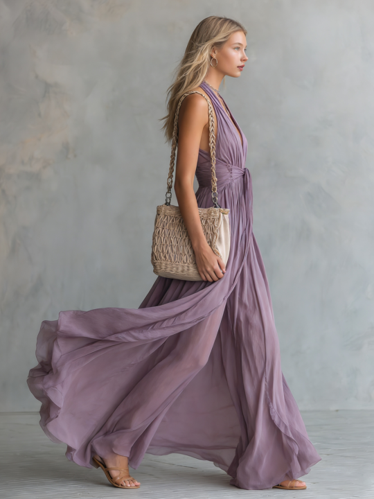 Vestido Maxi Halter
