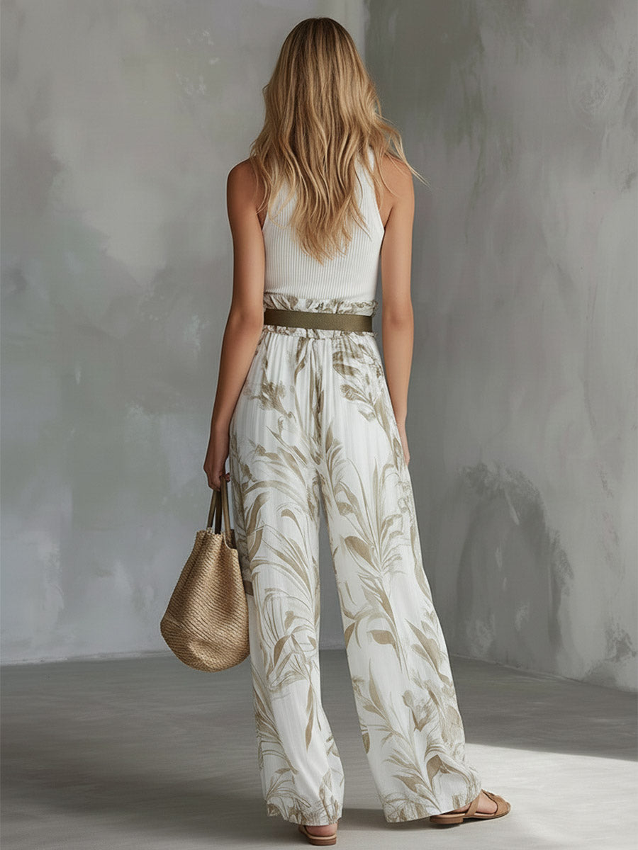 Pantalón Palazzo Blanco
