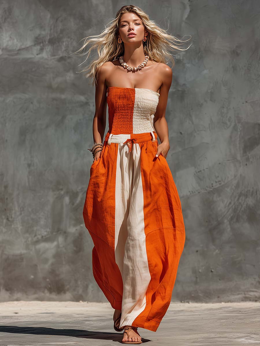 Mono Naranja Casual