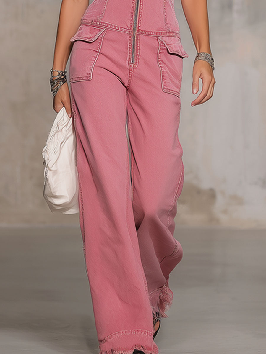 Mono Denim Rosa