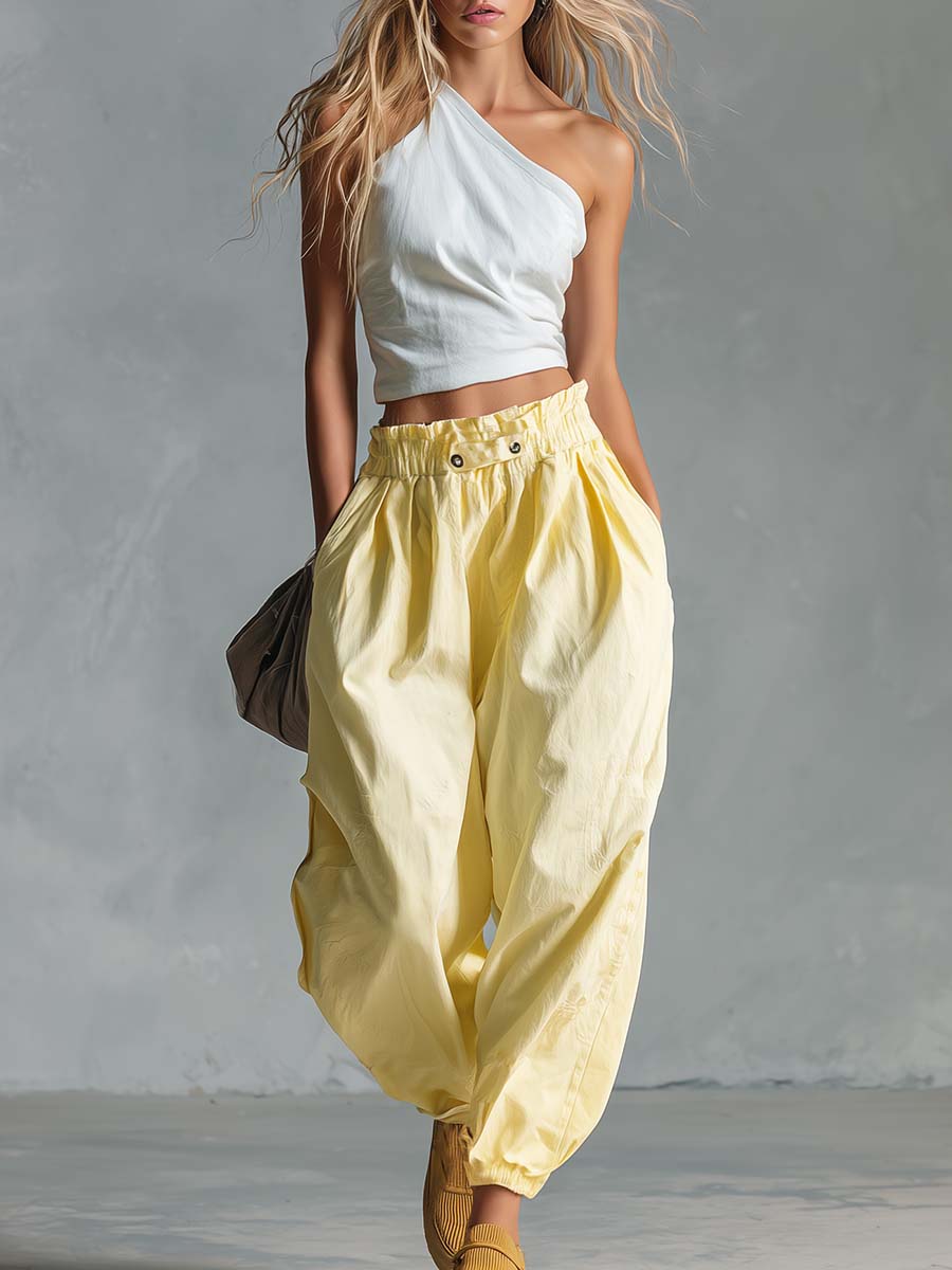 Conjunto Blanco y Amarillo