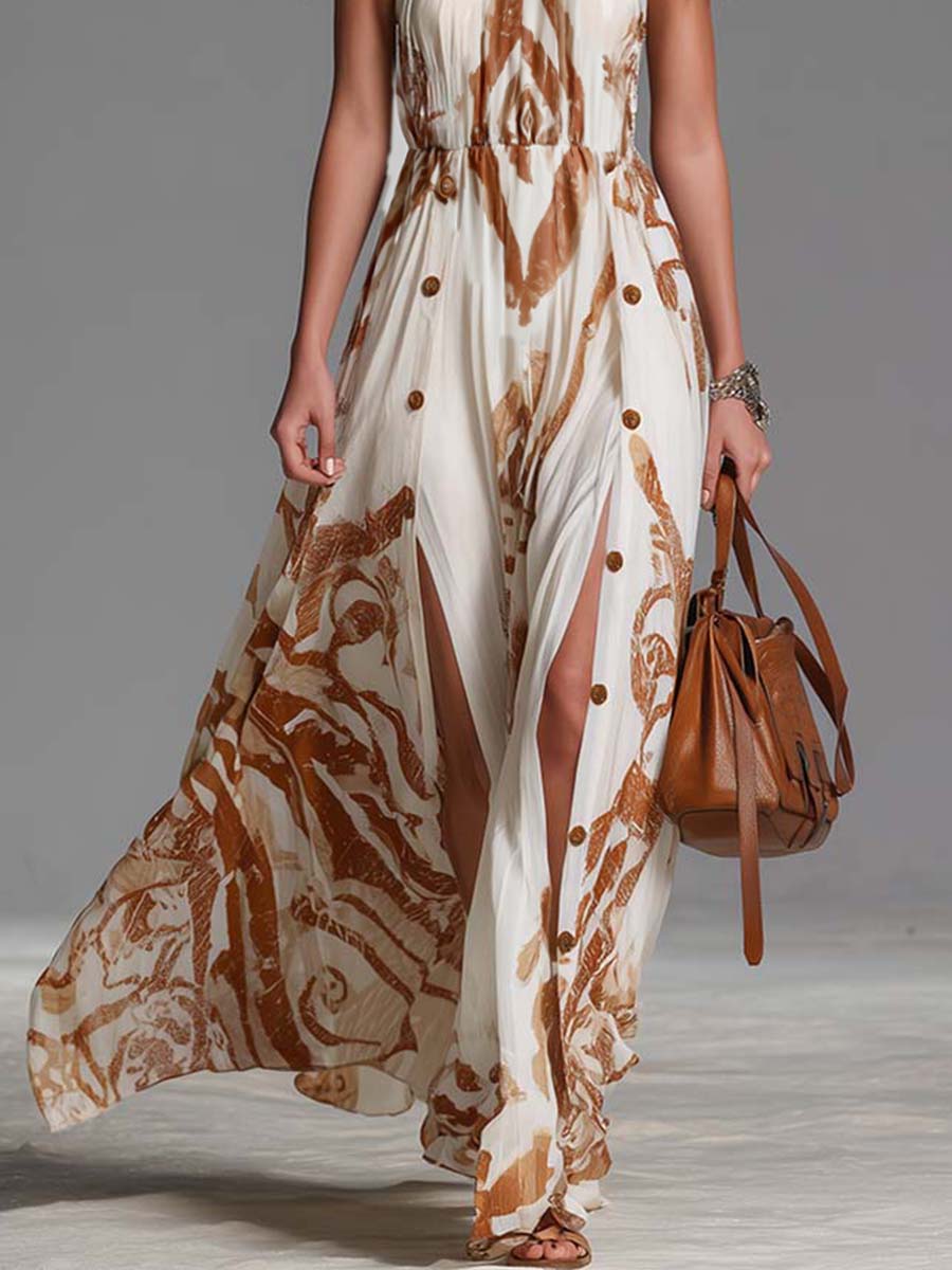 Vestido Maxi Boho Western
