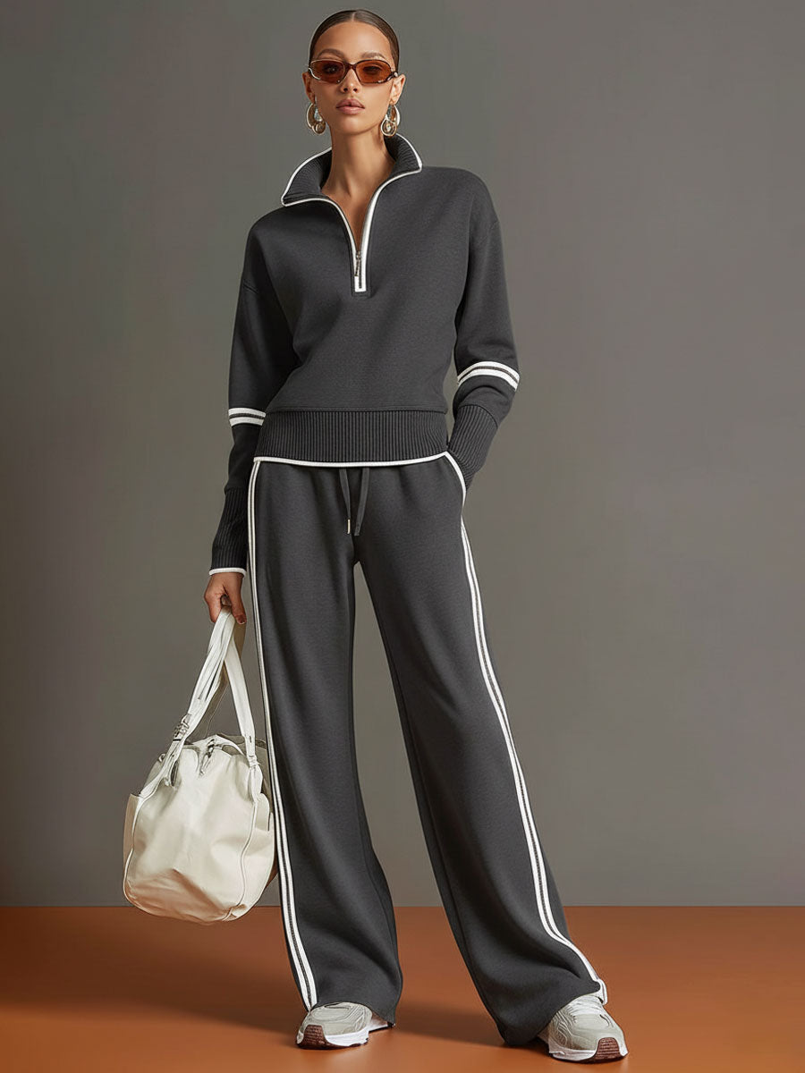 Conjunto Gris Casual
