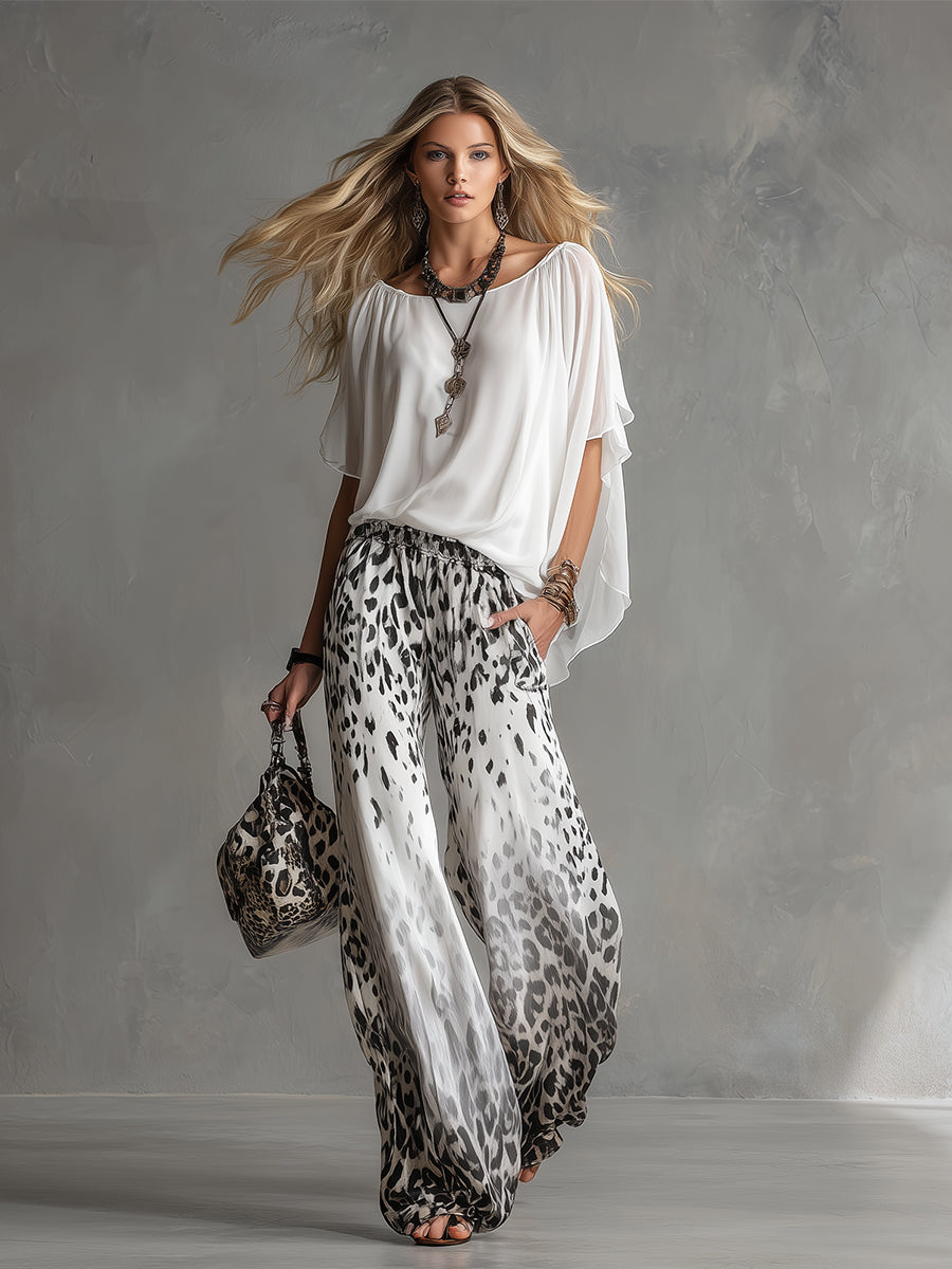Conjunto Leopardo Elegante