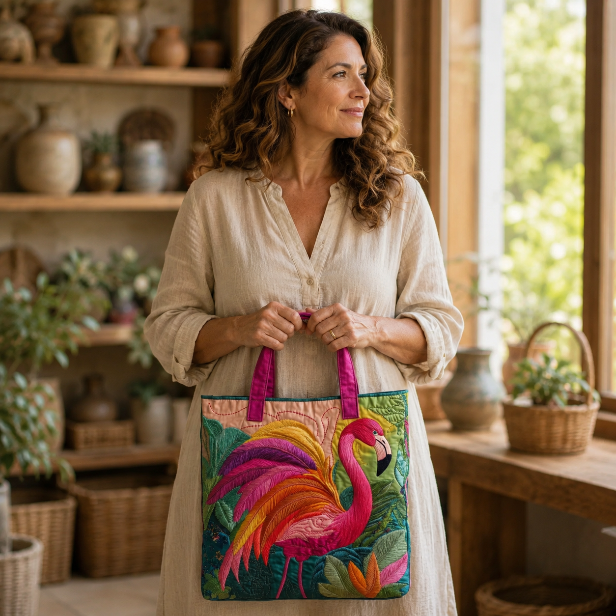 Bolso Artesanal | Flamenco Arcoíris