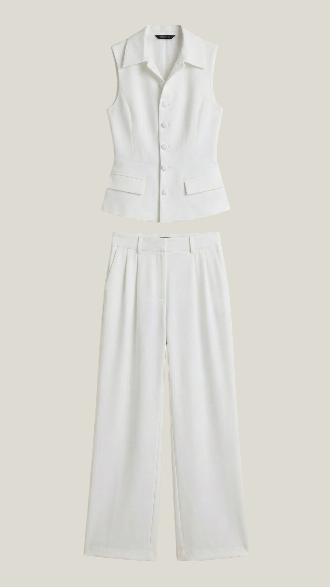 Conjunto de chaleco y pantalones de corte a medida