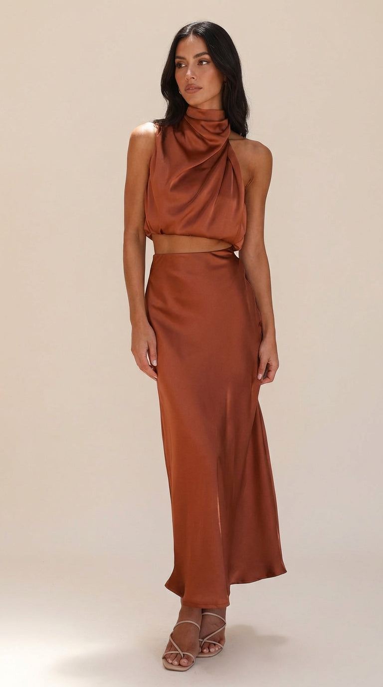 Conjunto de dos piezas de diseño refinado