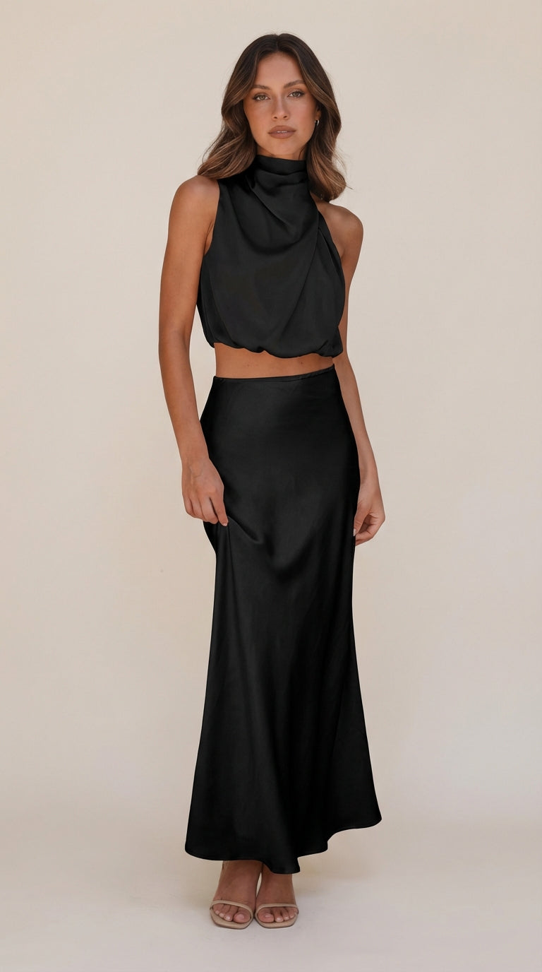 Conjunto de dos piezas de diseño refinado