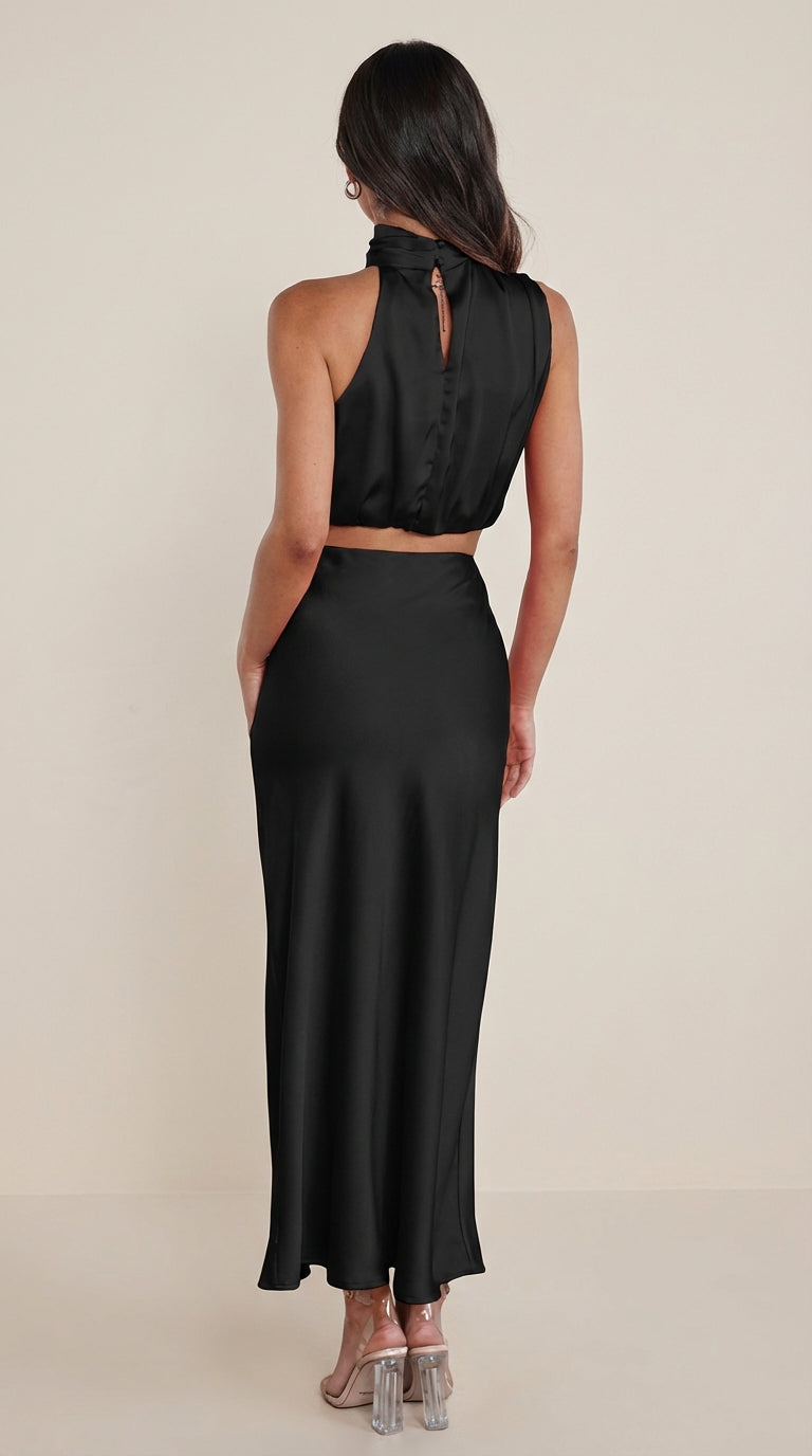 Conjunto de dos piezas de diseño refinado