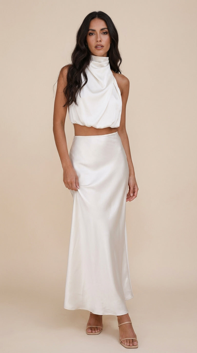 Conjunto de dos piezas de diseño refinado