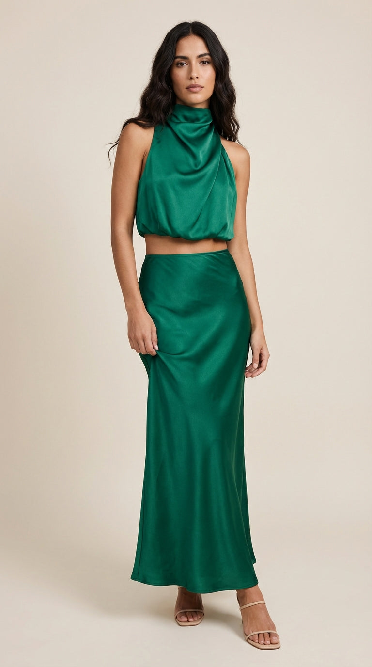 Conjunto de dos piezas de diseño refinado