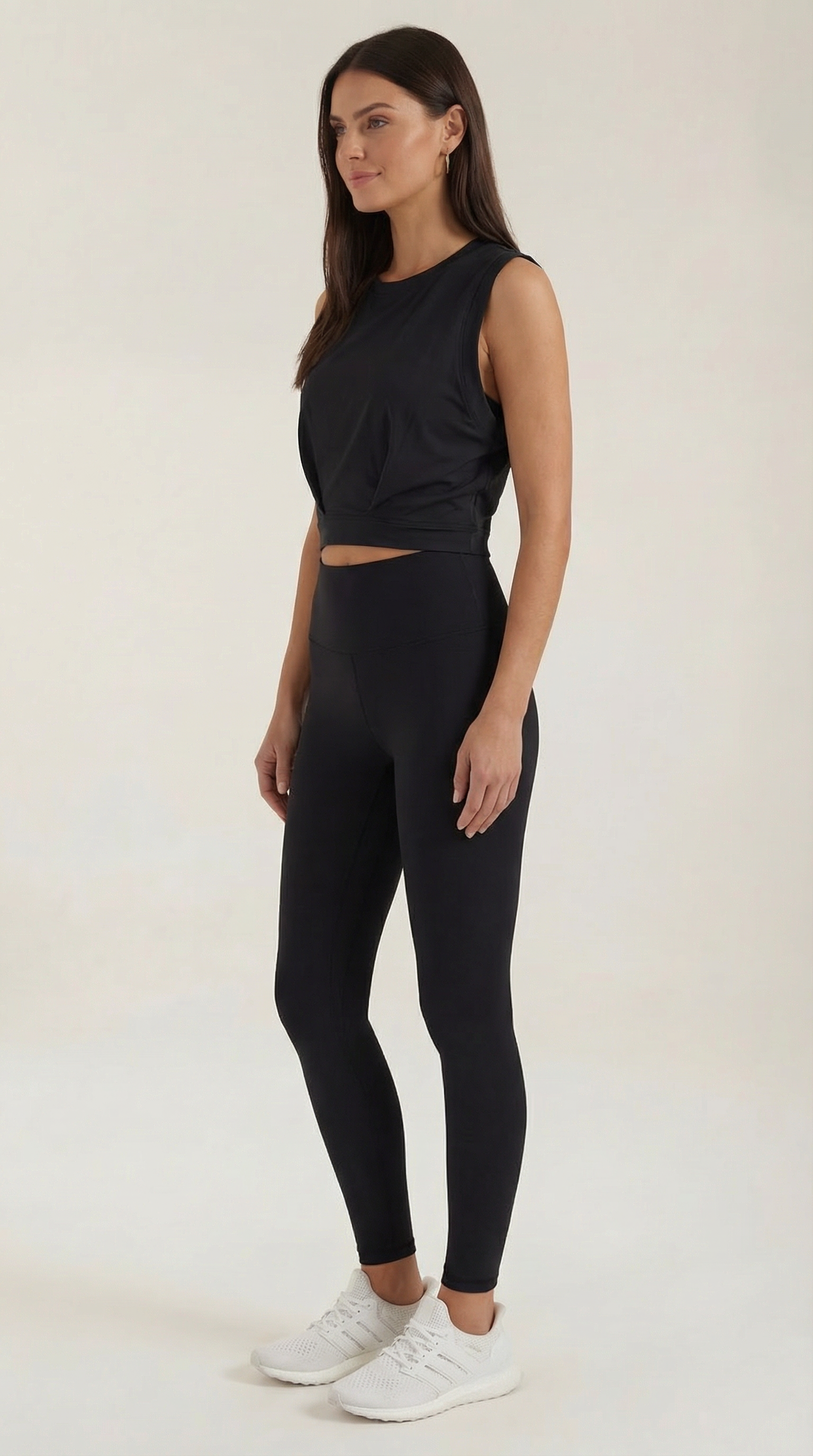 Crop top básico de silueta moderna