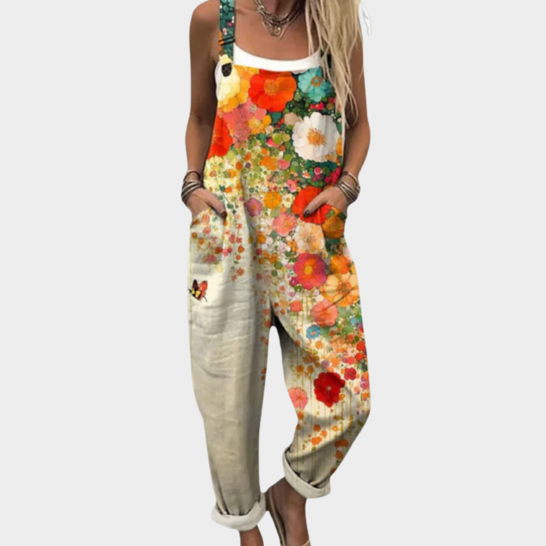 Eva | Peto con flores artísticas resplandecientes
