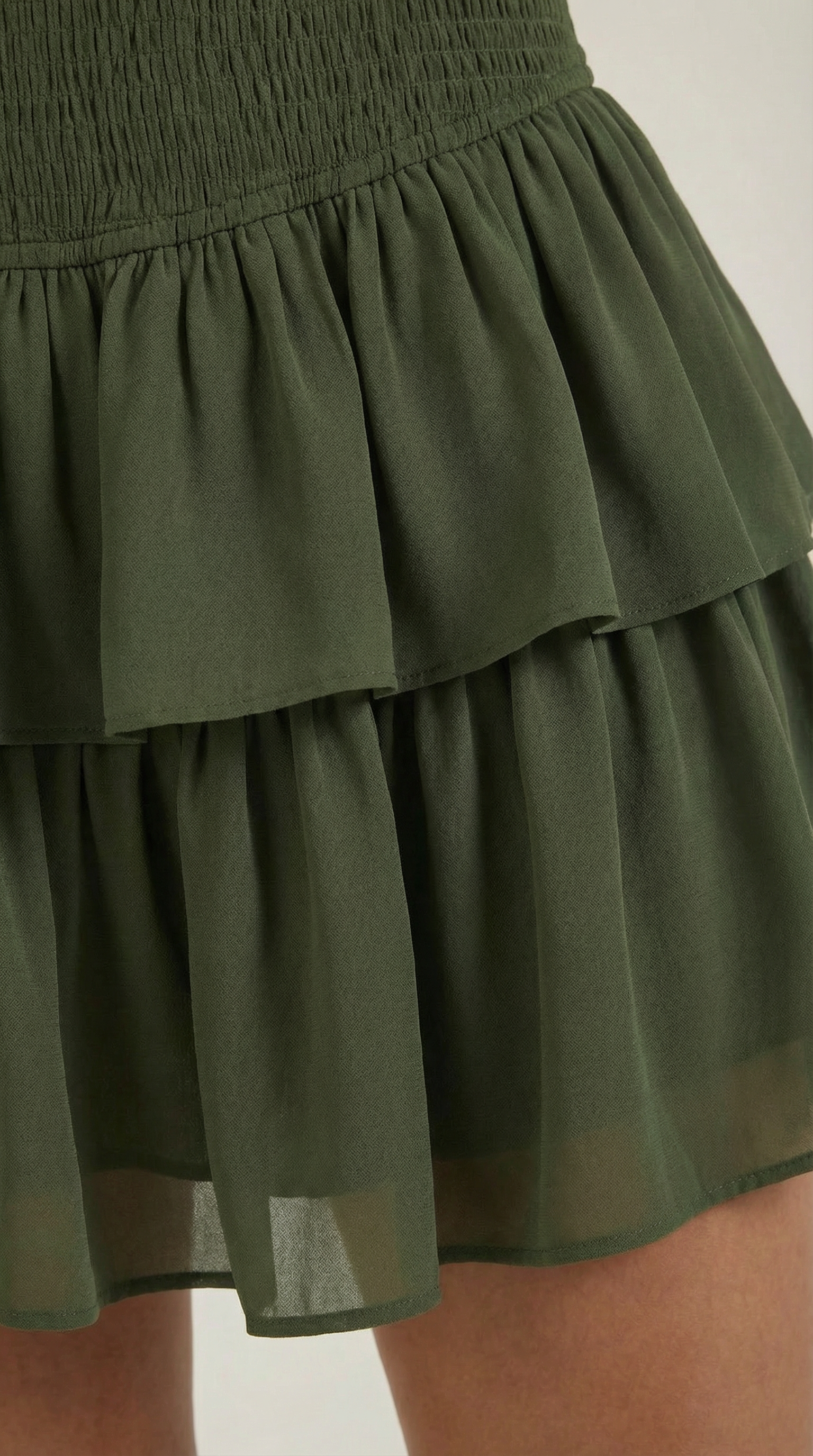 Falda con volantes de inspiración romántica