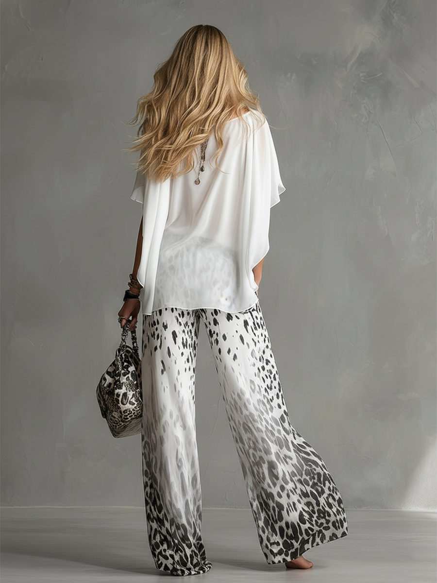 Conjunto Leopardo Elegante