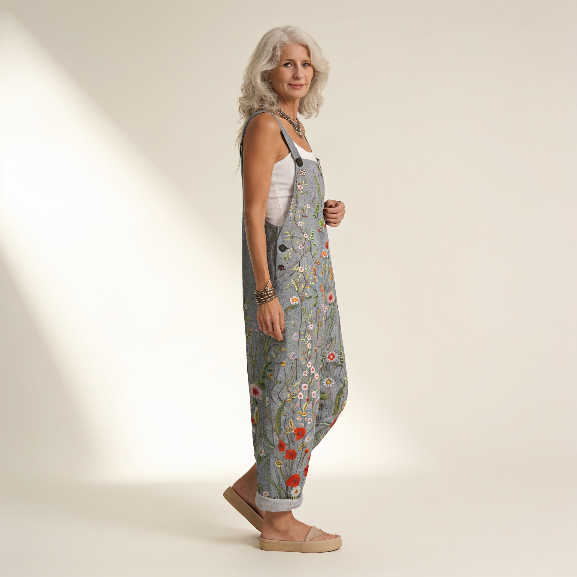 Henar | Peto con flores silvestres bohemias radiantes