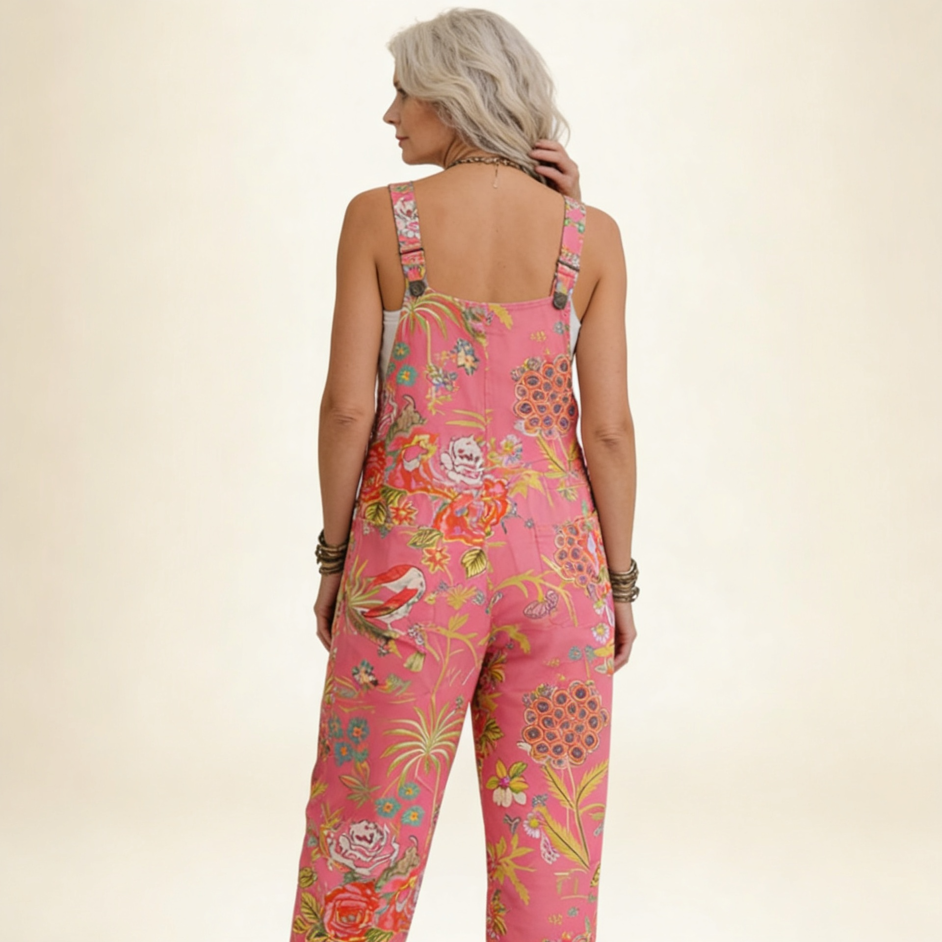 Hilde | Peto con flores tropicales brillantes