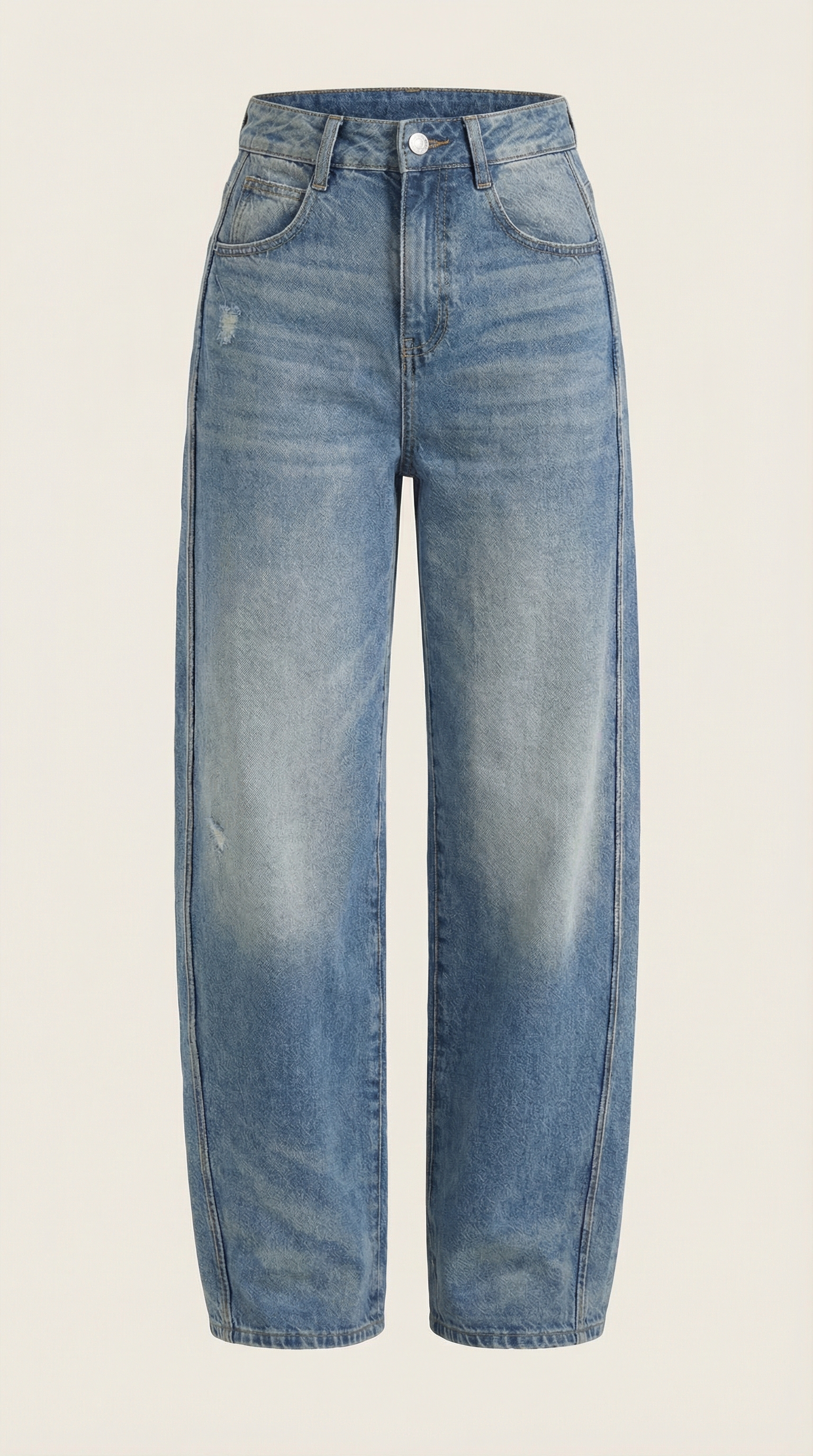 Jeans de pierna ancha de estilo urbano