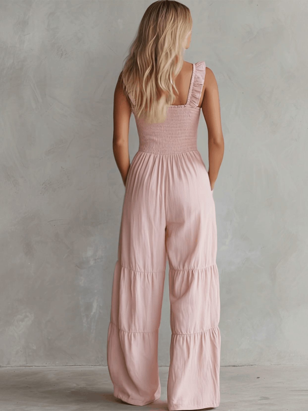 Mono Rosa con Volantes