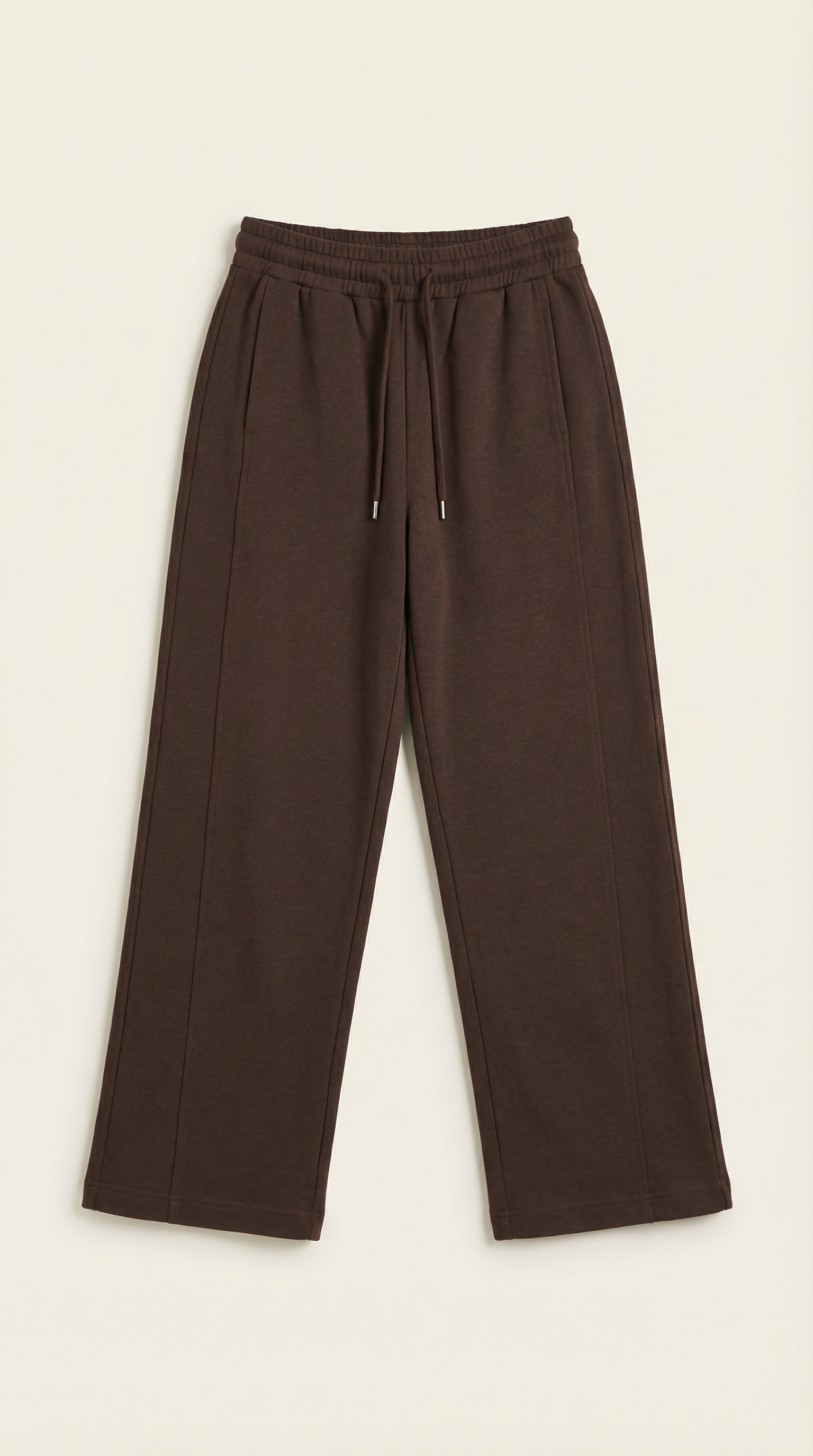 Pantalón ancho con cordón de estilo casual