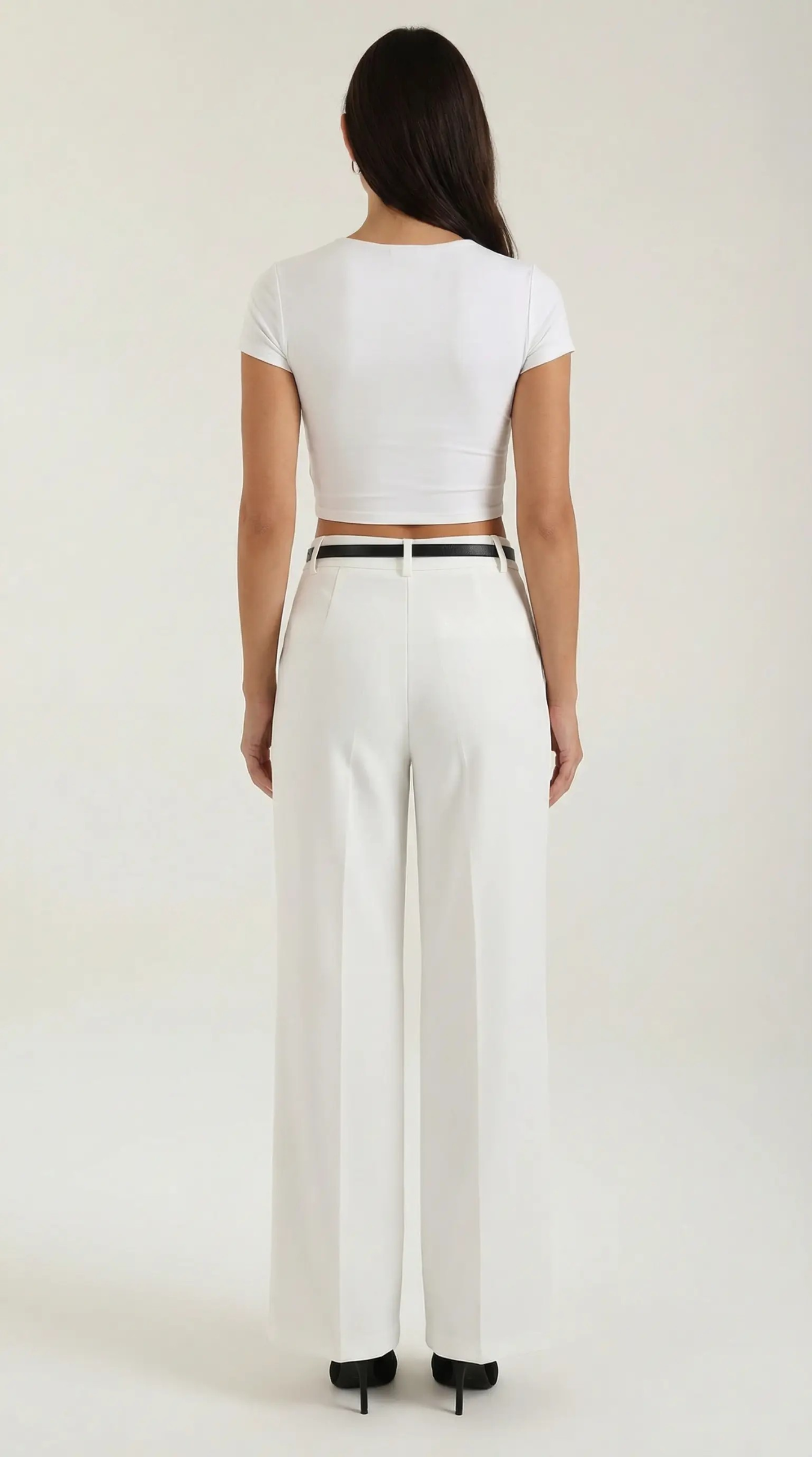 Pantalón ancho de tejido fluido
