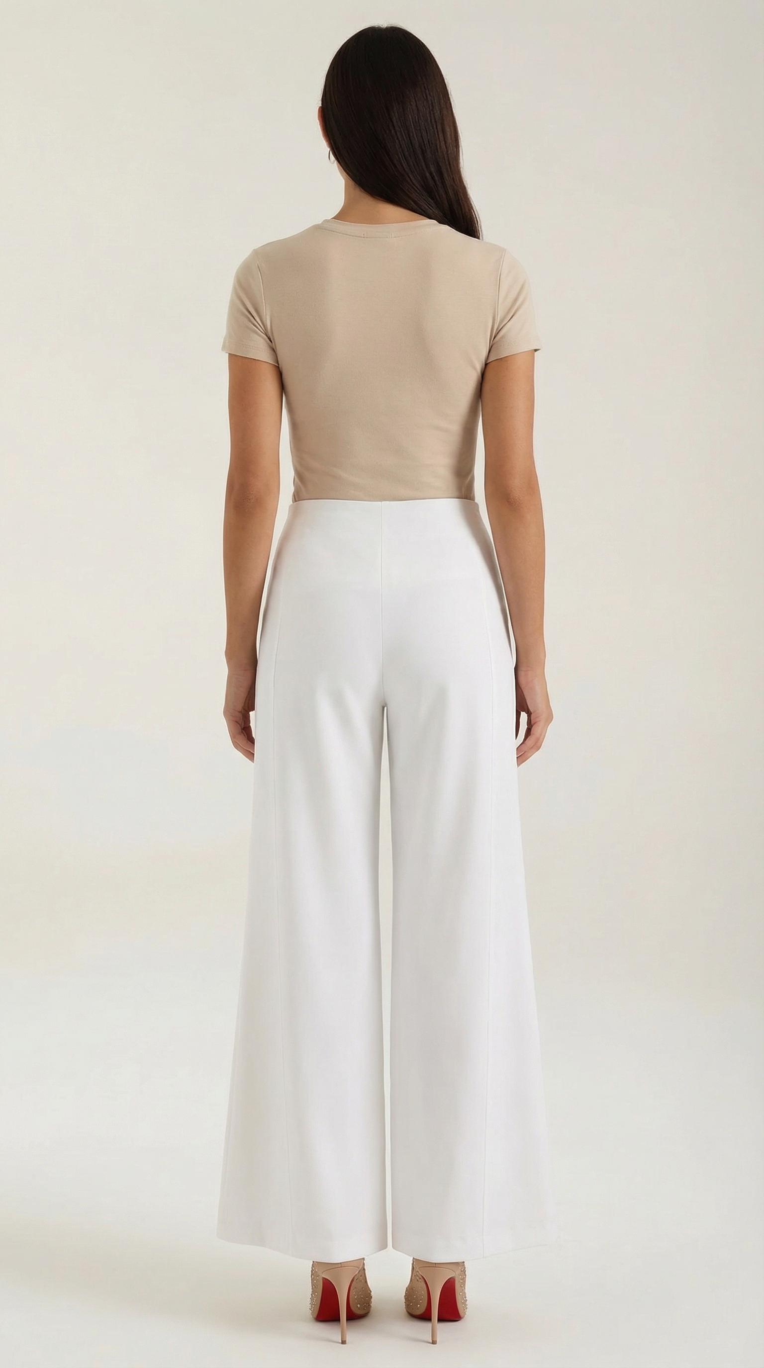 Pantalón baggy de cintura media