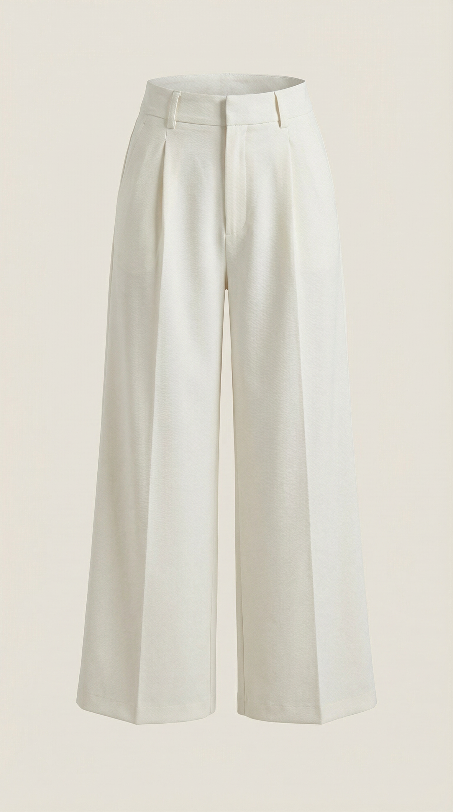 Pantalón de pierna ancha de caída fluida
