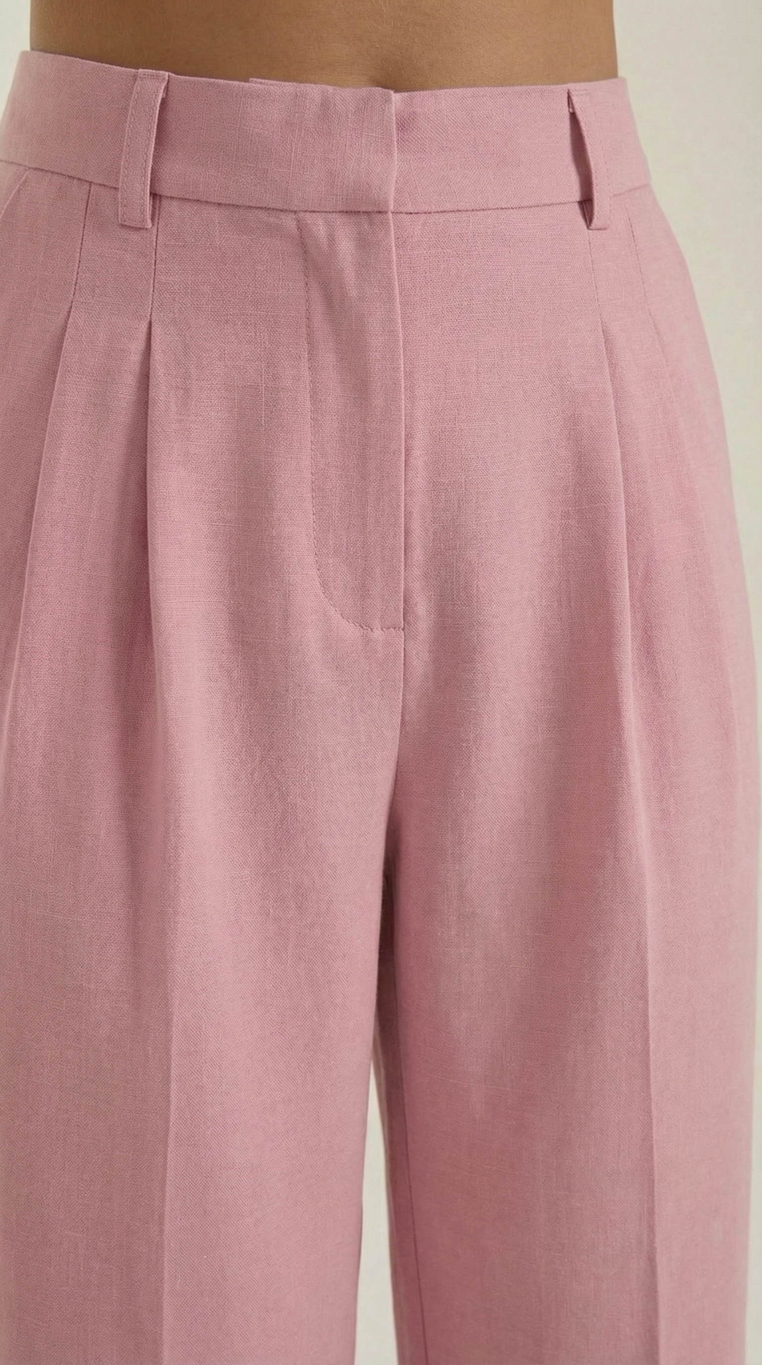 Pantalones de oficina de pierna ancha