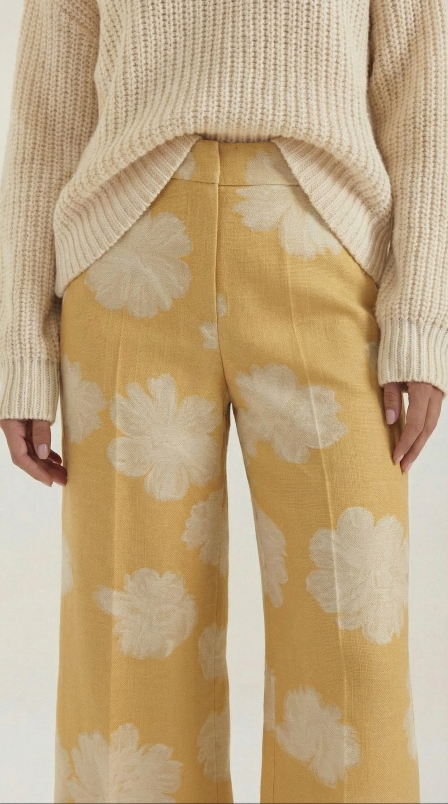 Pantalones lounge con estampado floral