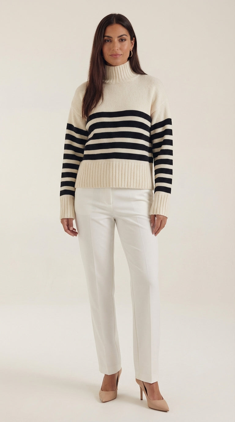 Pulóver Oversized Rayas Contemporáneas