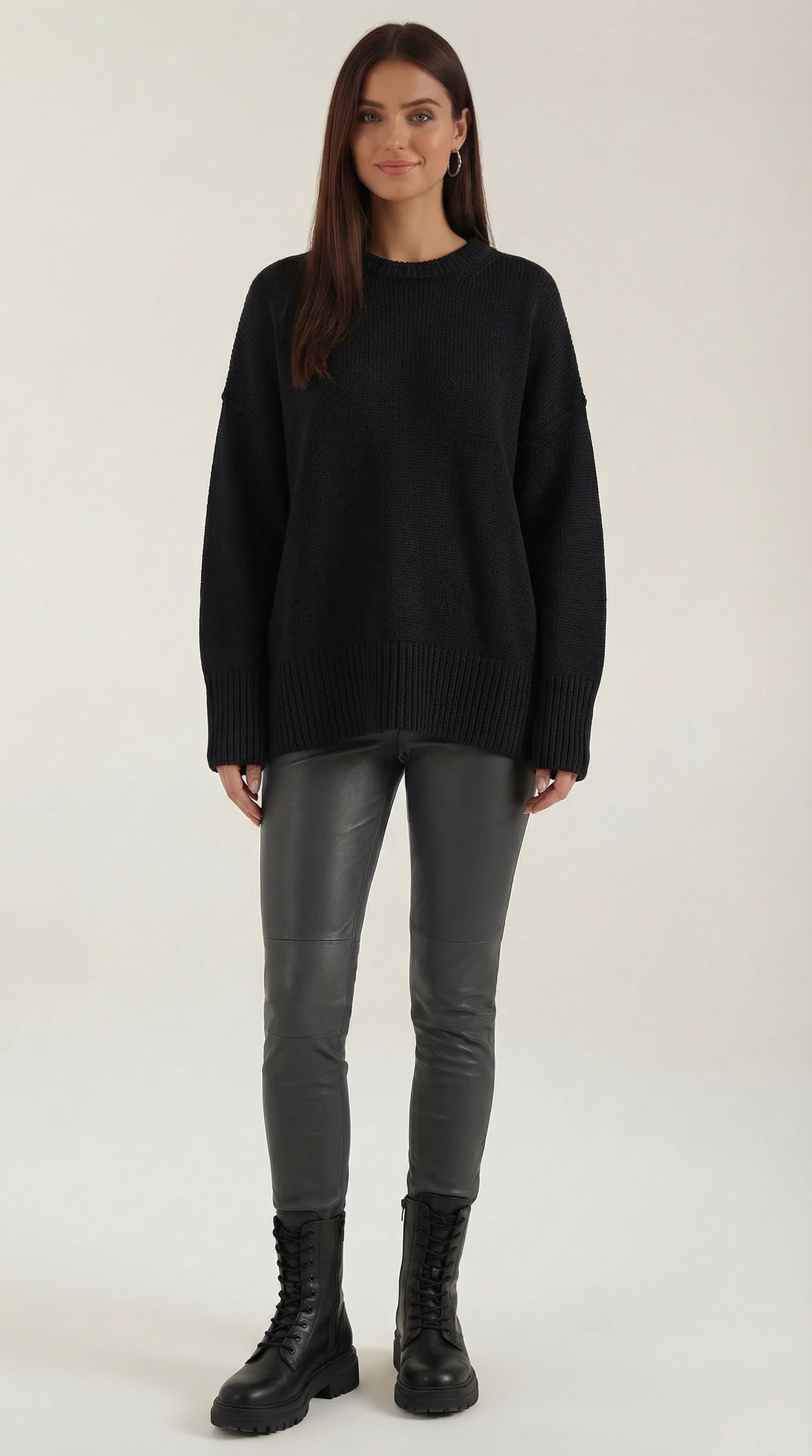 Suéter Oversize Estética Minimalista