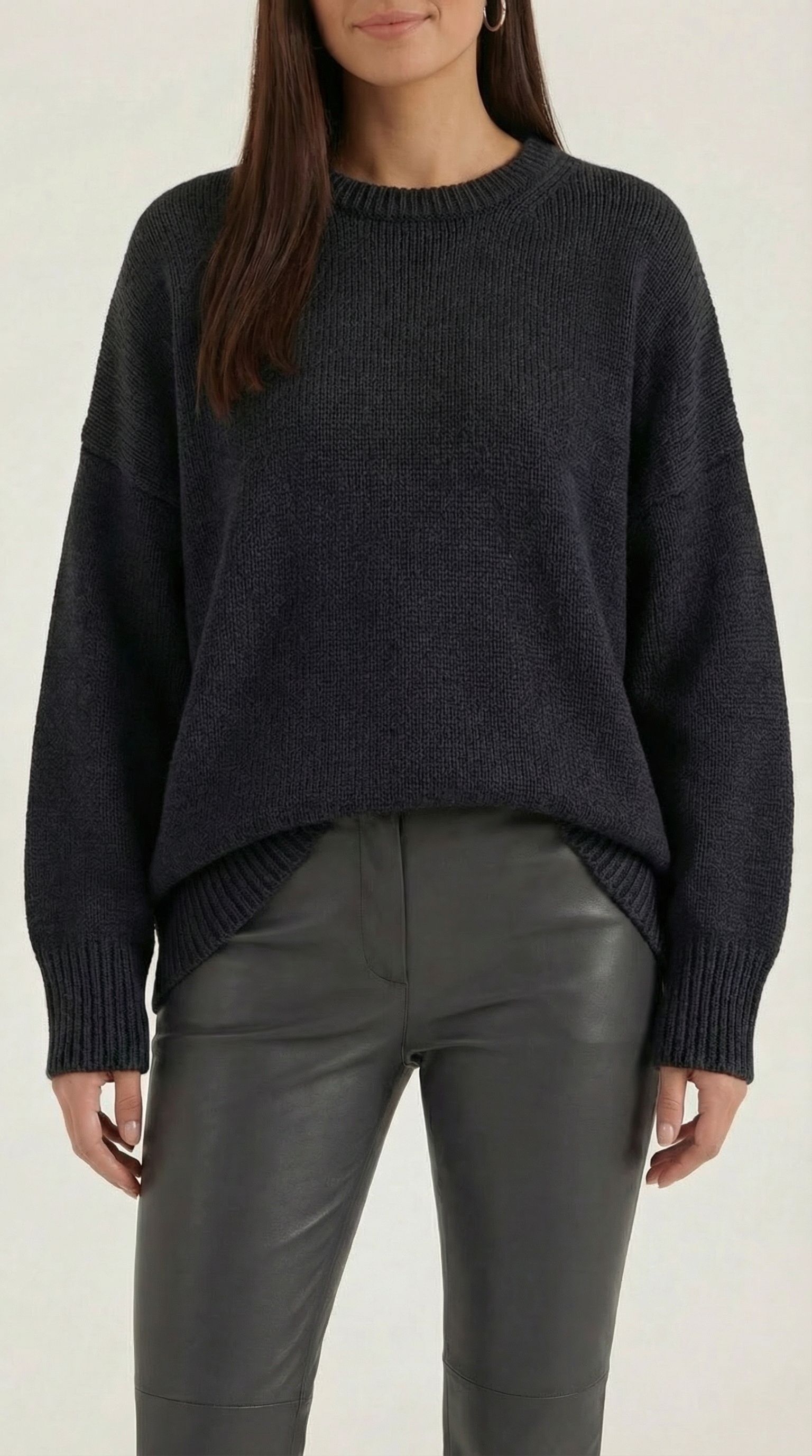 Suéter Oversize Estética Minimalista