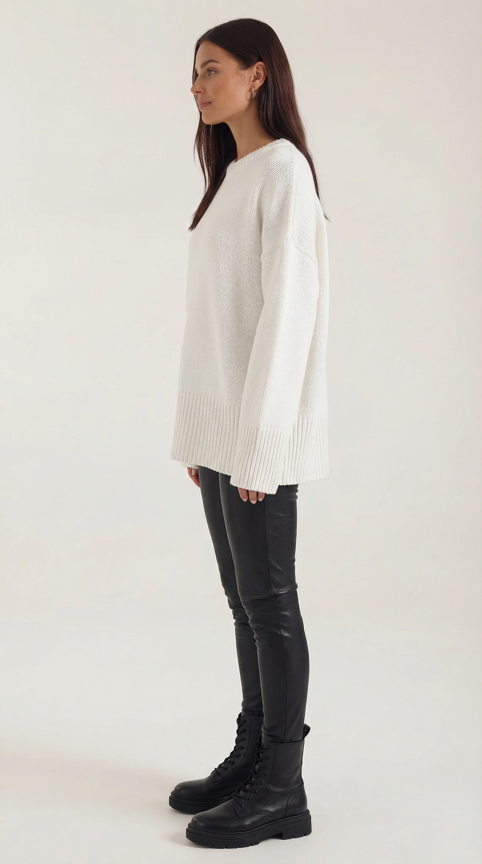 Suéter Oversize Estética Minimalista
