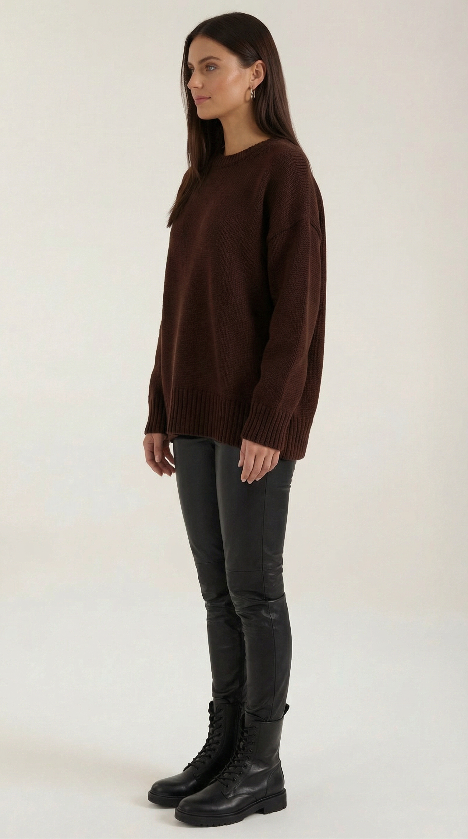 Suéter Oversize Estética Minimalista