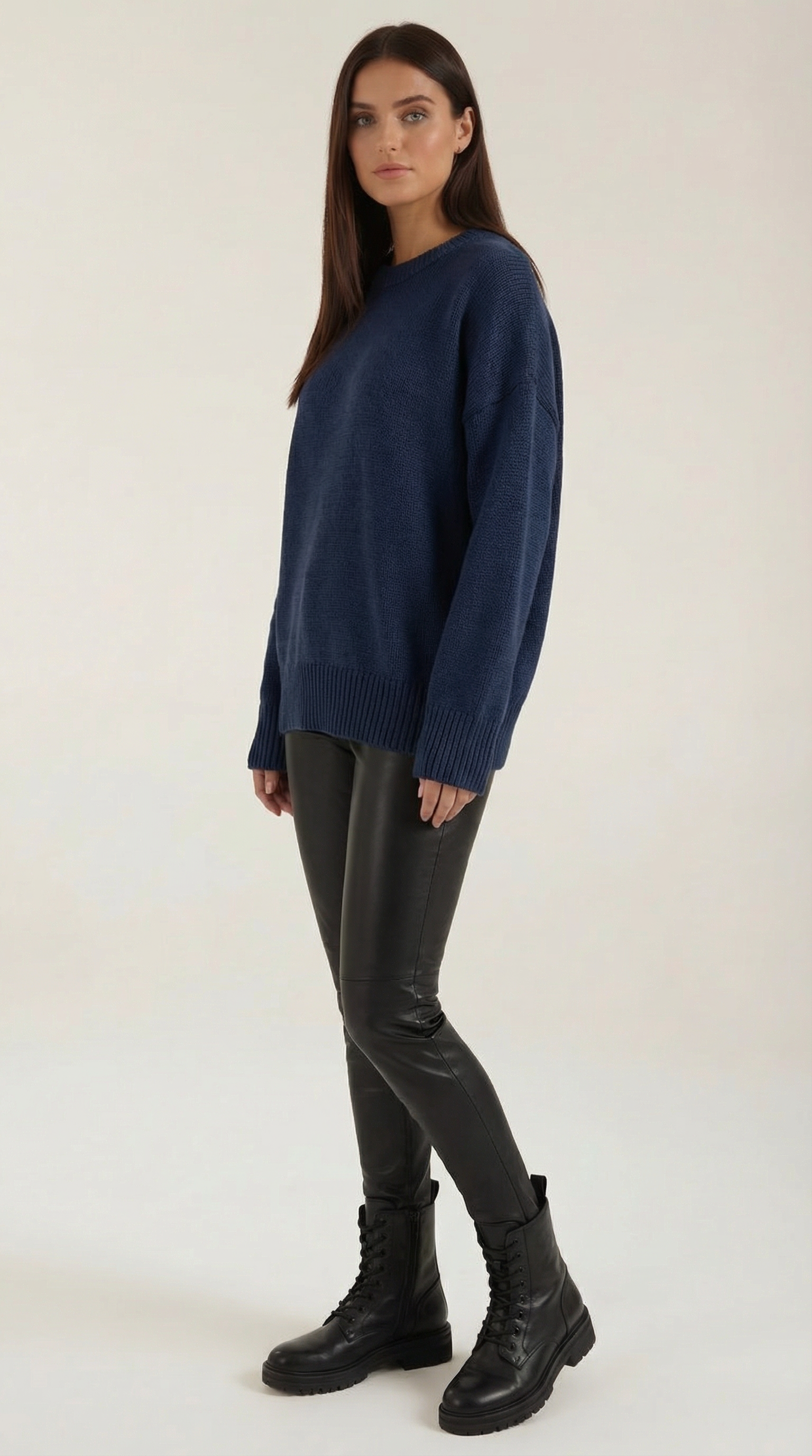 Suéter Oversize Estética Minimalista