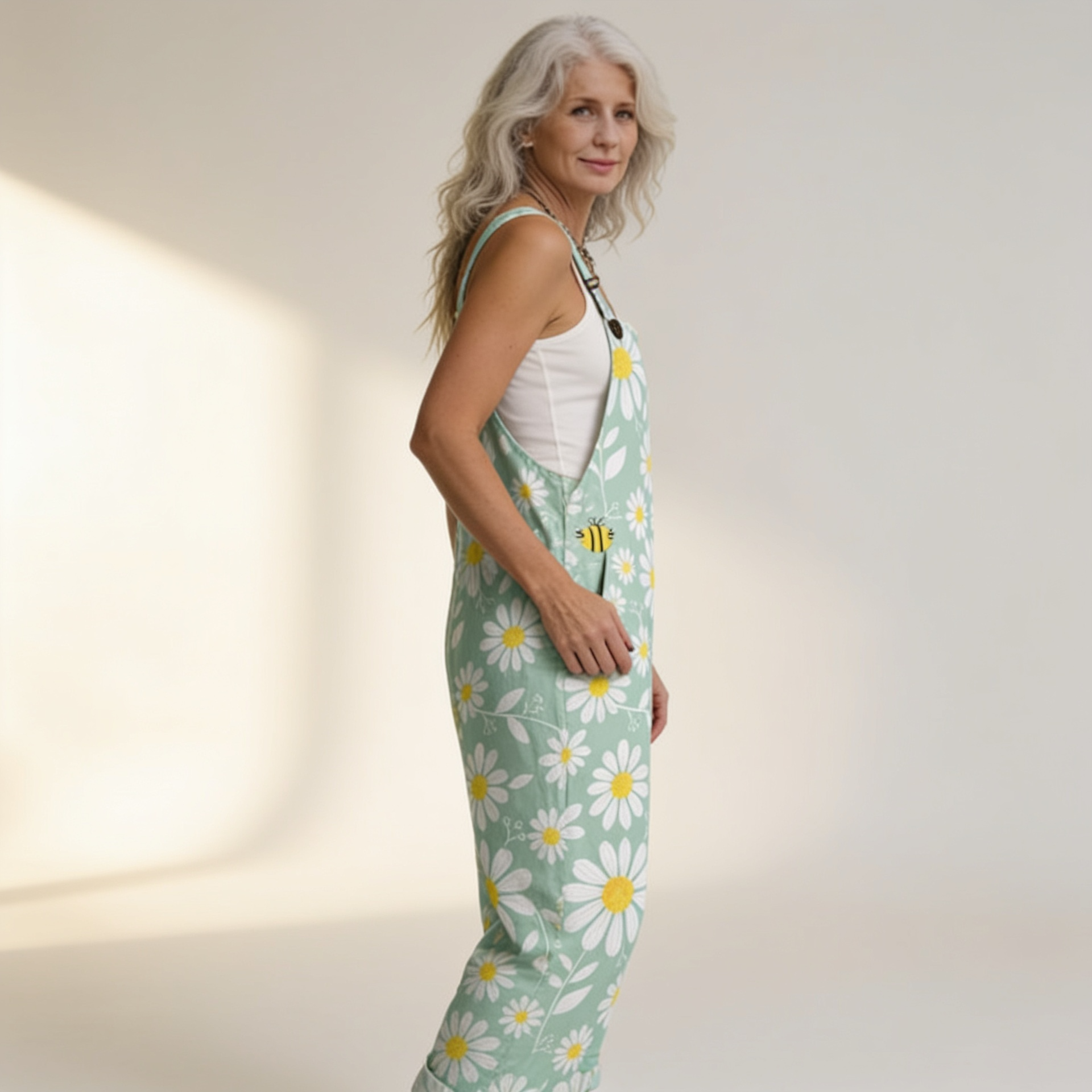 Vanesa | Peto con margaritas frescas y radiantes
