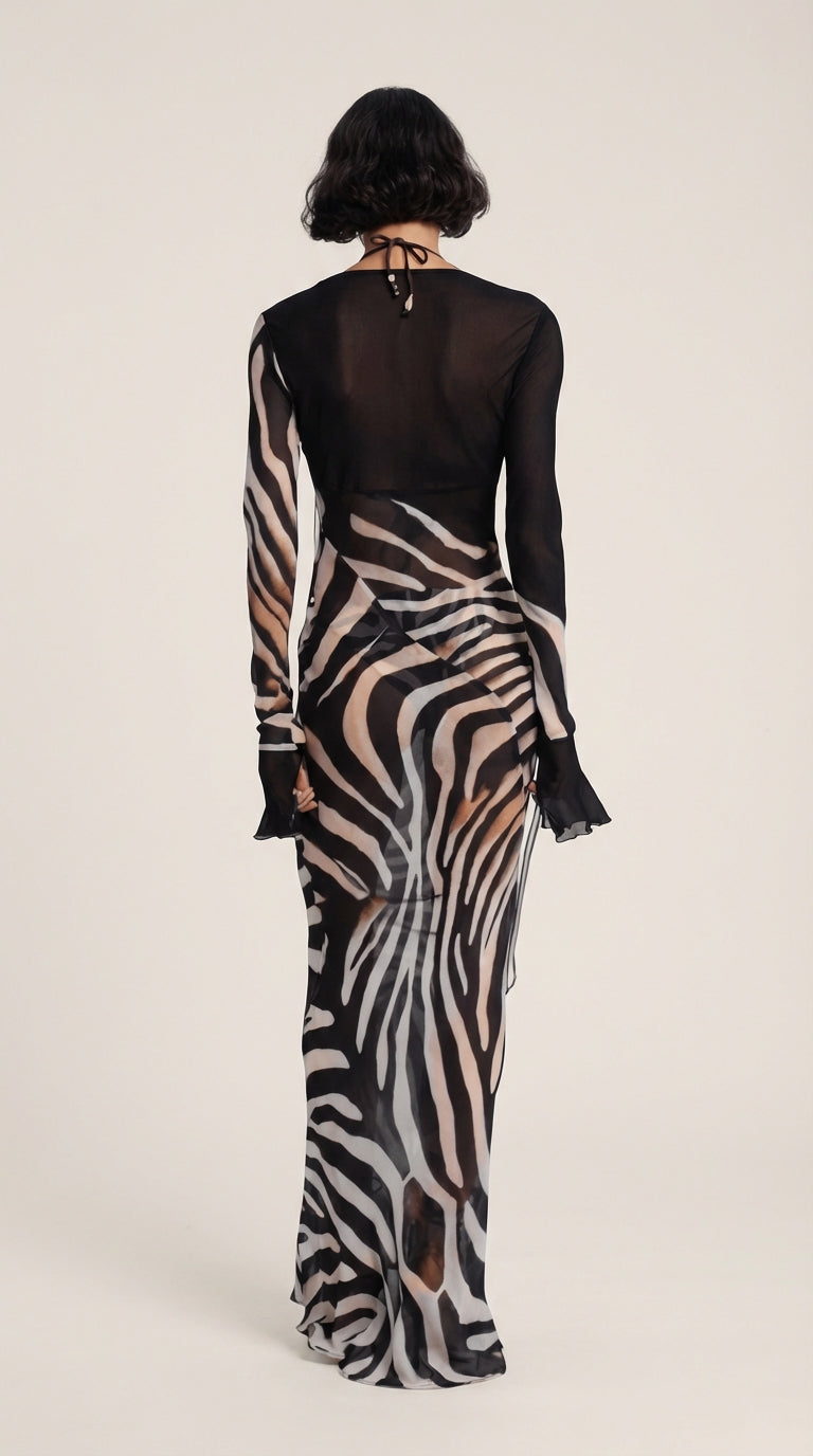 Vestido Maxi Silueta Salvaje