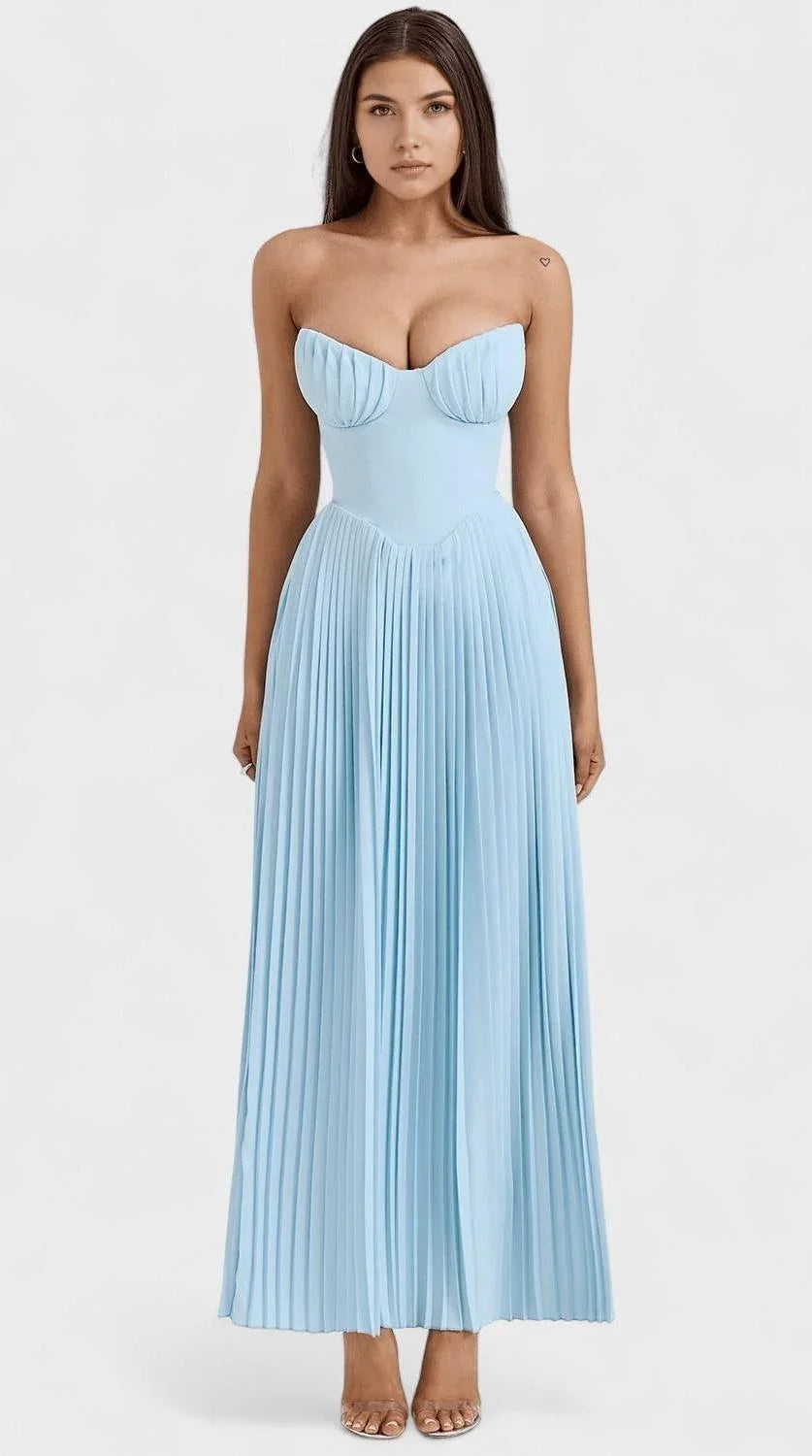 Vestido maxi de silueta fluida cómoda