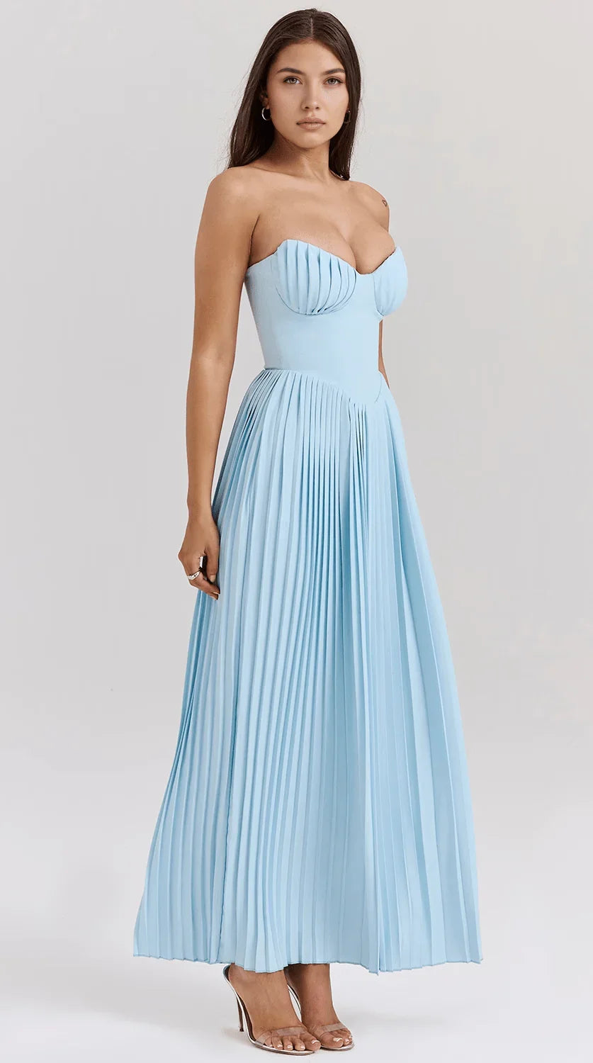 Vestido maxi de silueta fluida cómoda