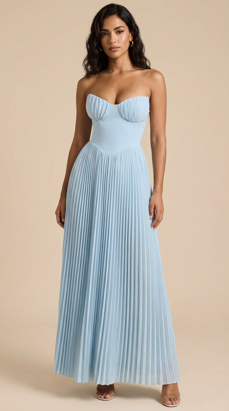 Vestido maxi de silueta fluida cómoda