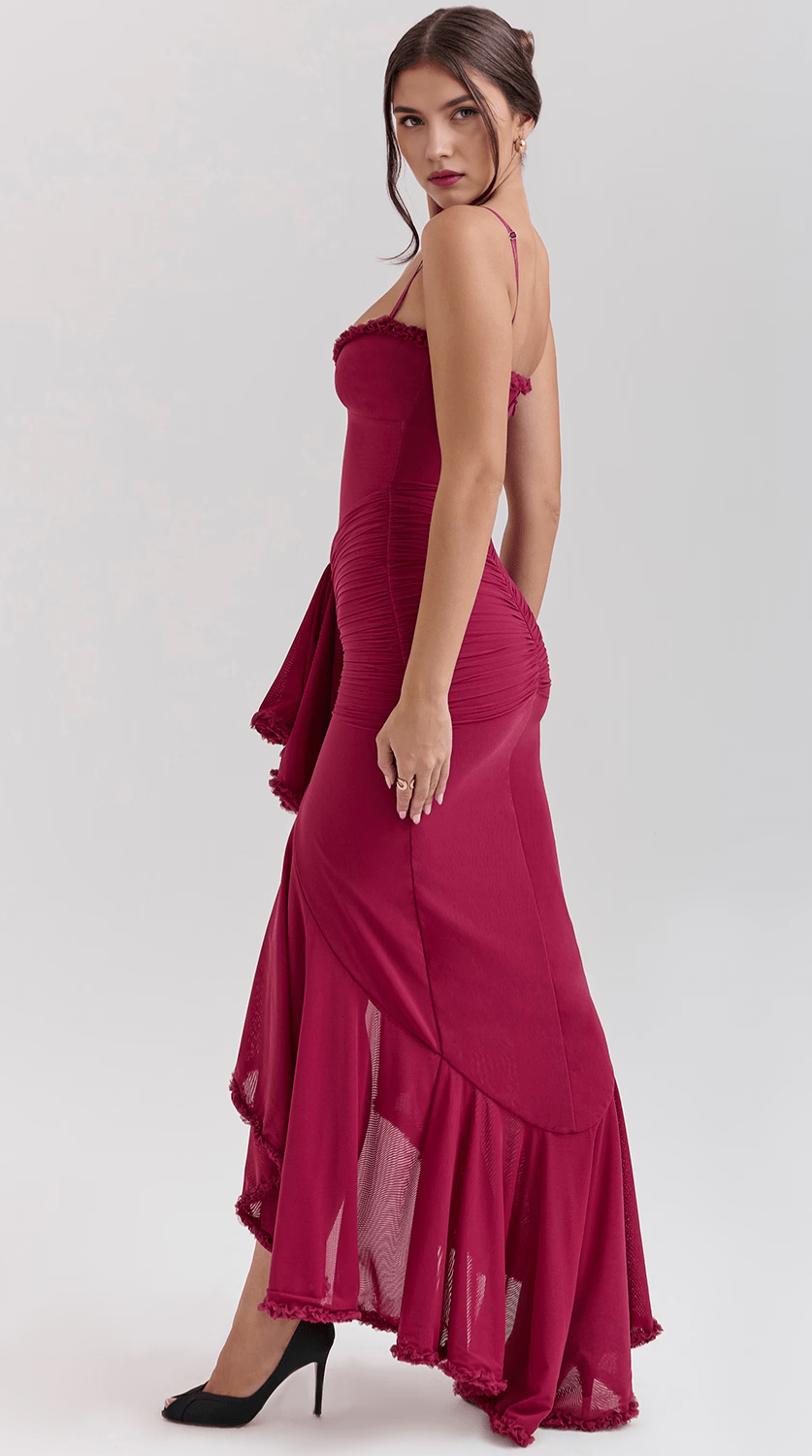 Vestido maxi ligero de corte veraniego