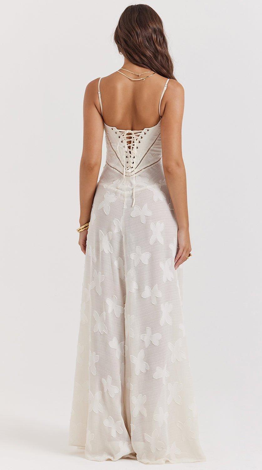 Vestido maxi ligero de silueta fluida