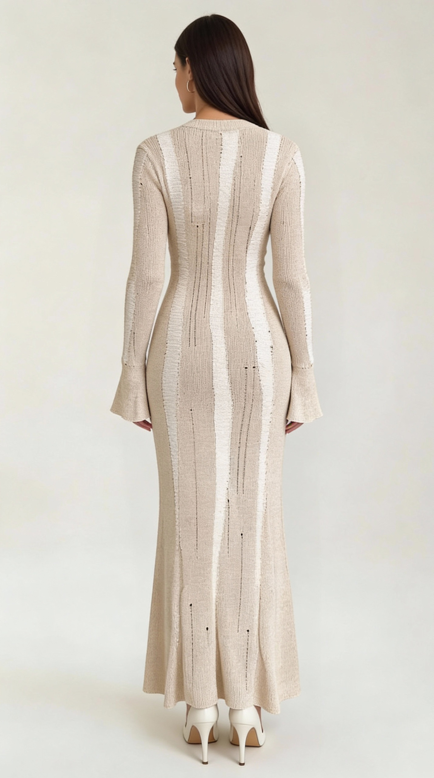 Vestido maxilargo de silueta entallada