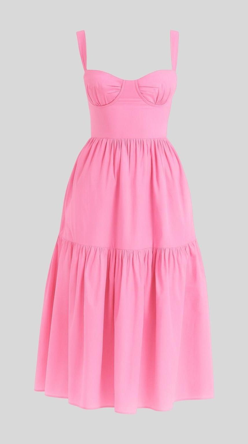 Vestido midi drapeado elegante y versátil