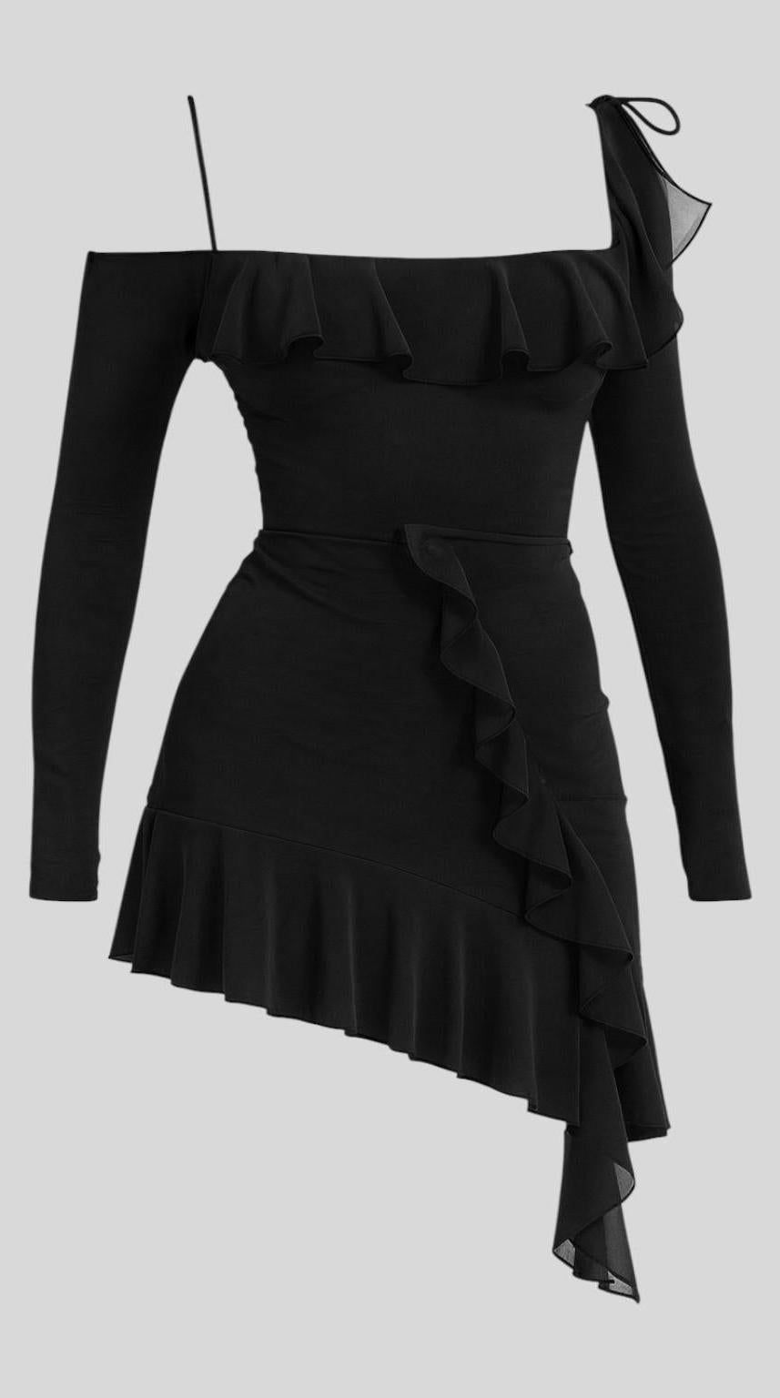 Vestido mini de corte femenino versátil