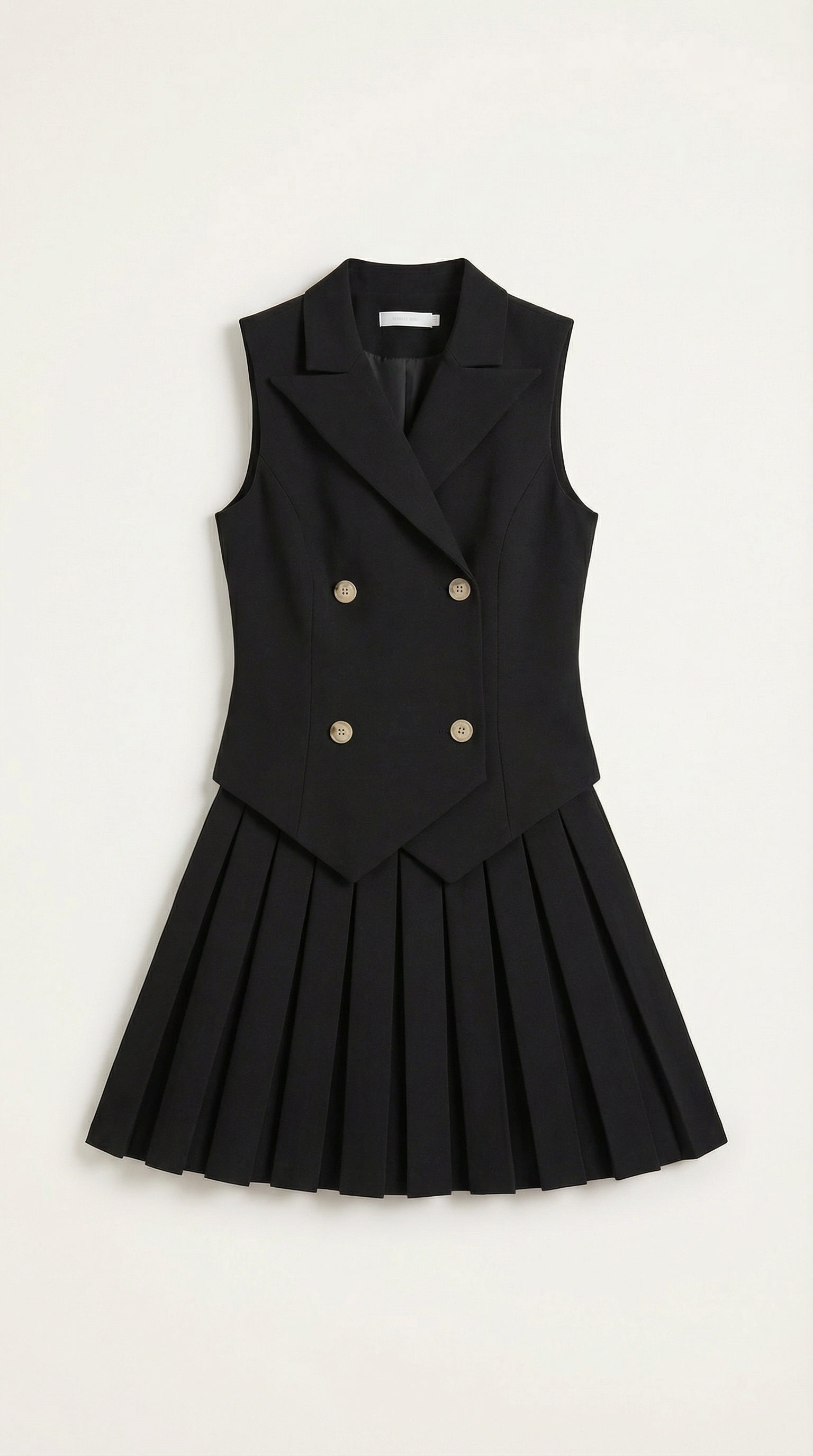 Vestido mini estilo blazer estructurado