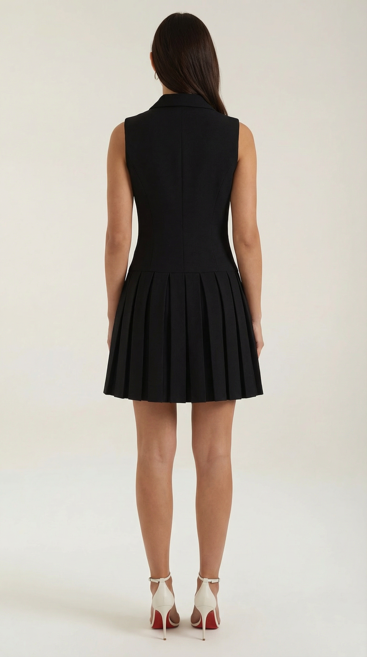 Vestido mini estilo blazer estructurado