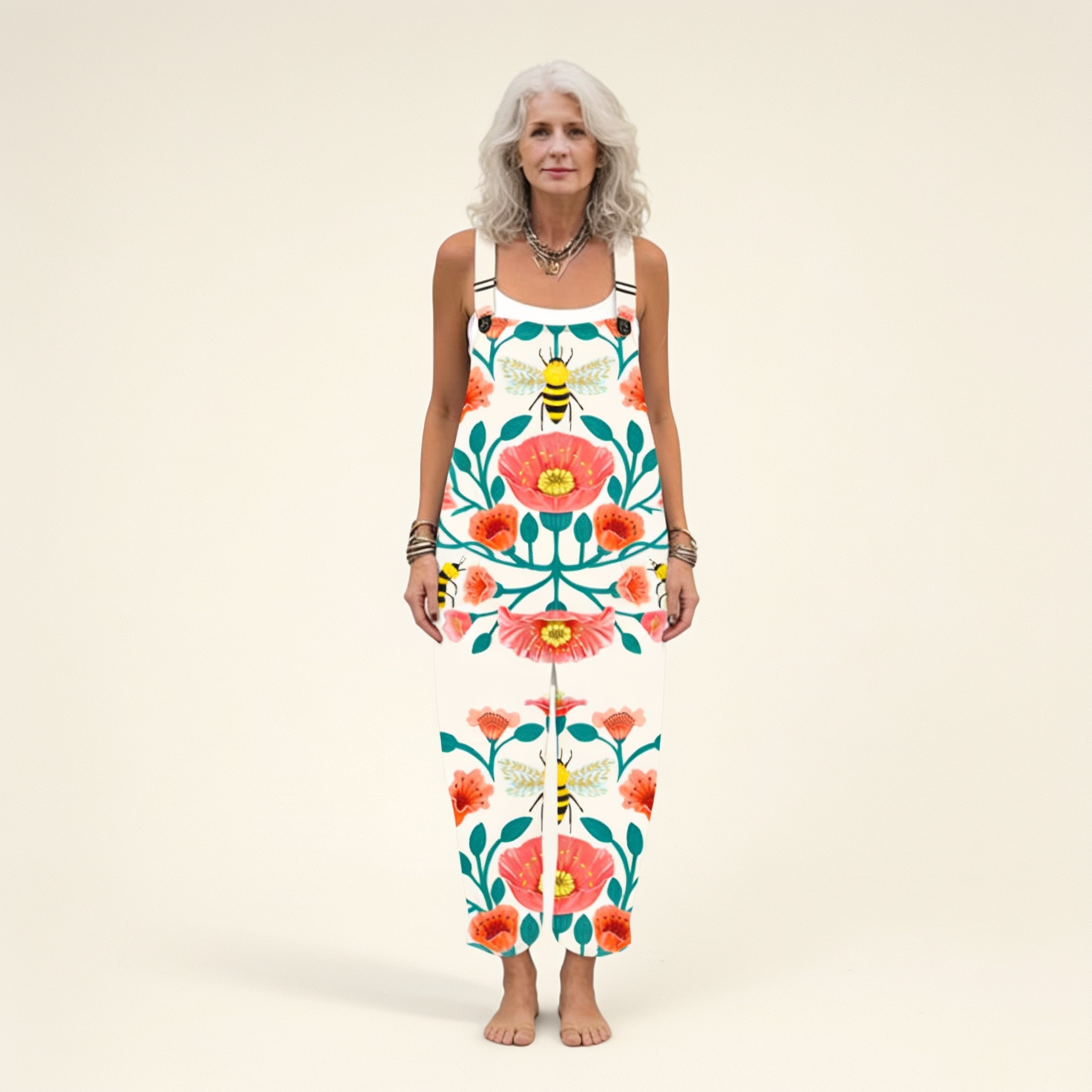 Yvette | Peto con floral relajante y claro
