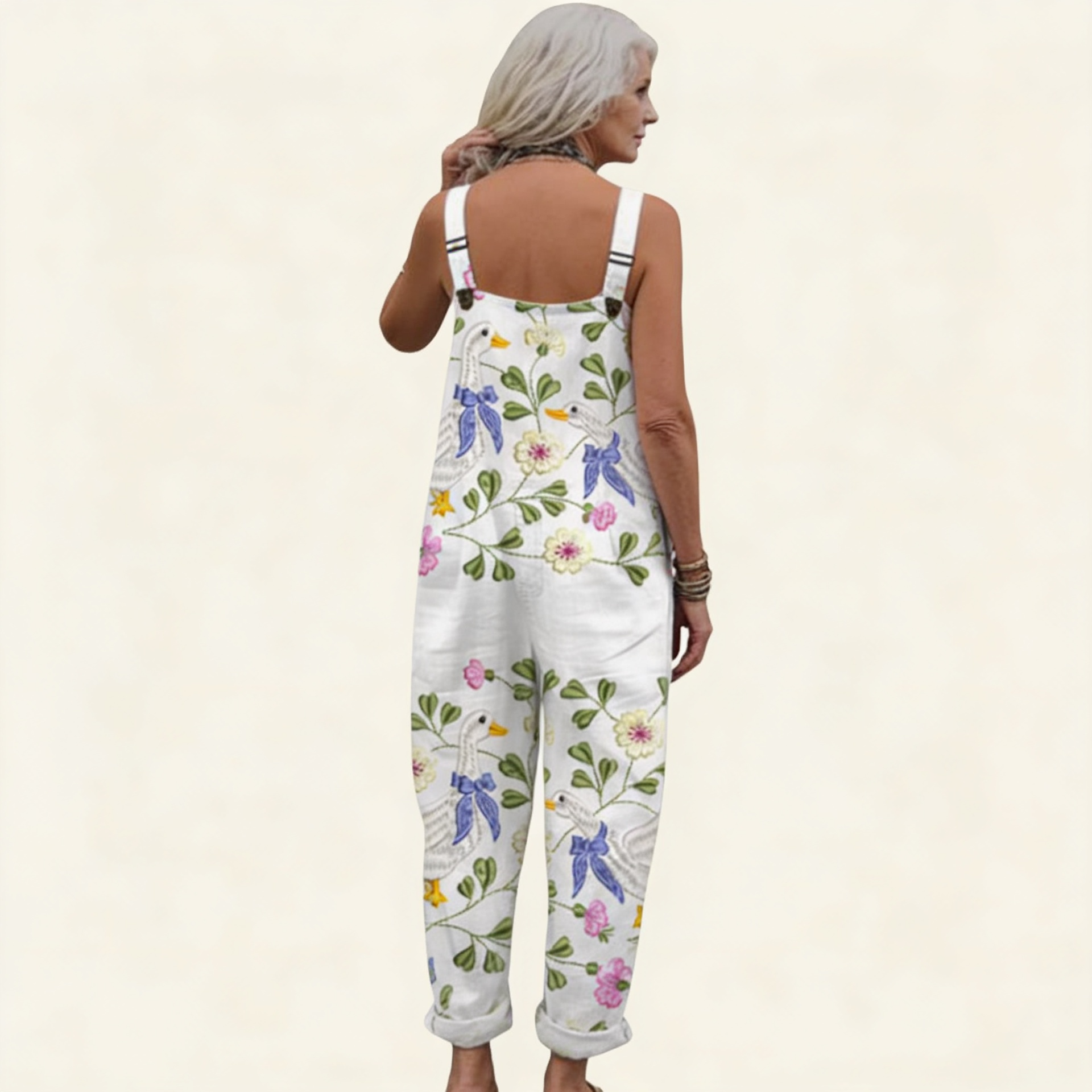 Zara | Peto con cisnes florales delicados