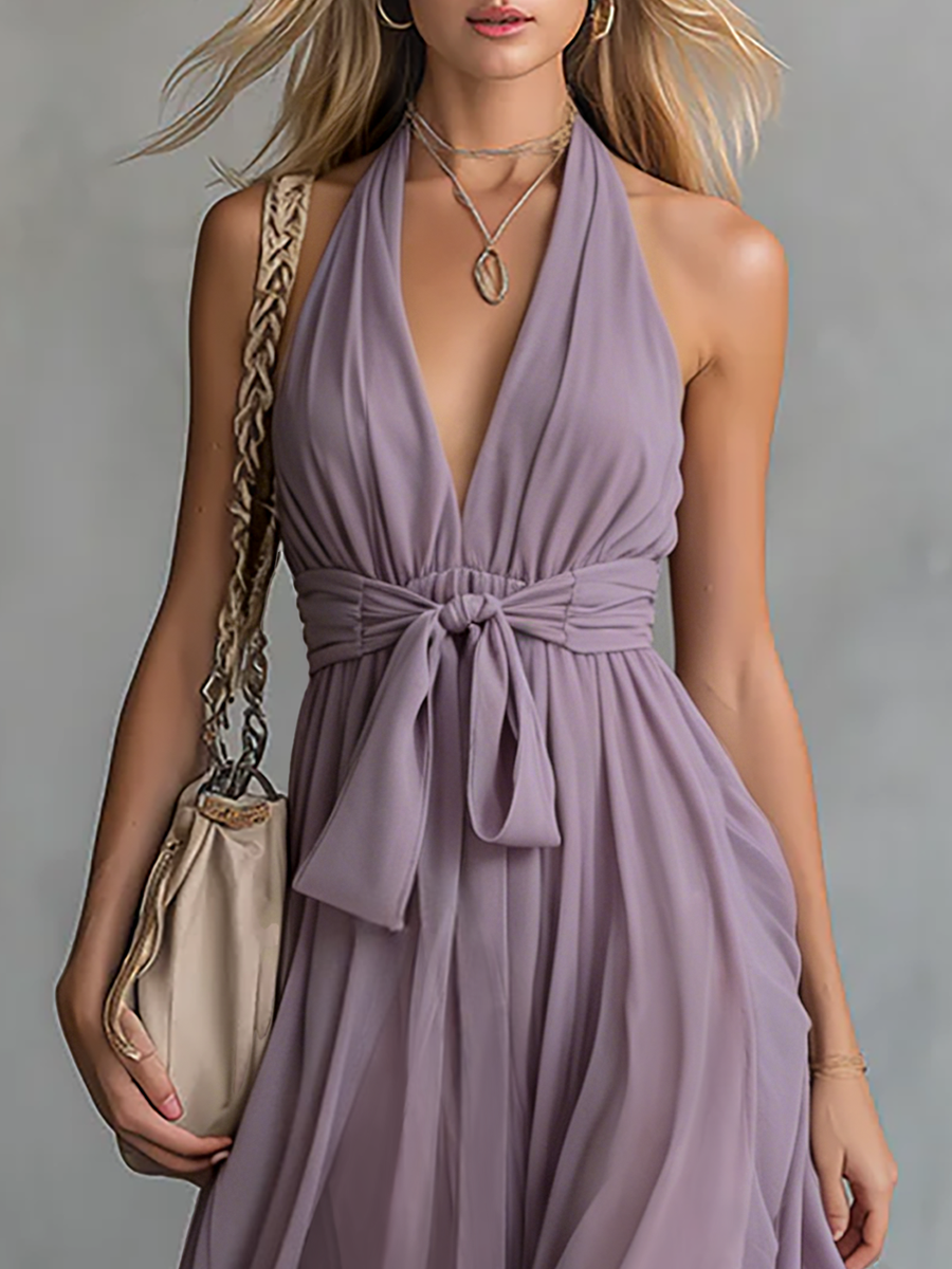 Vestido Maxi Halter